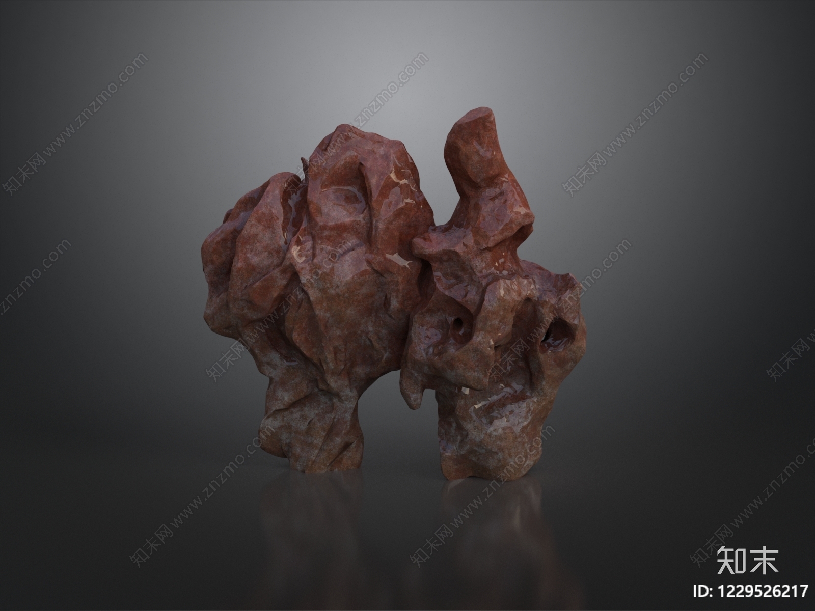 中式雕塑摆件3D模型下载【ID:1229526217】
