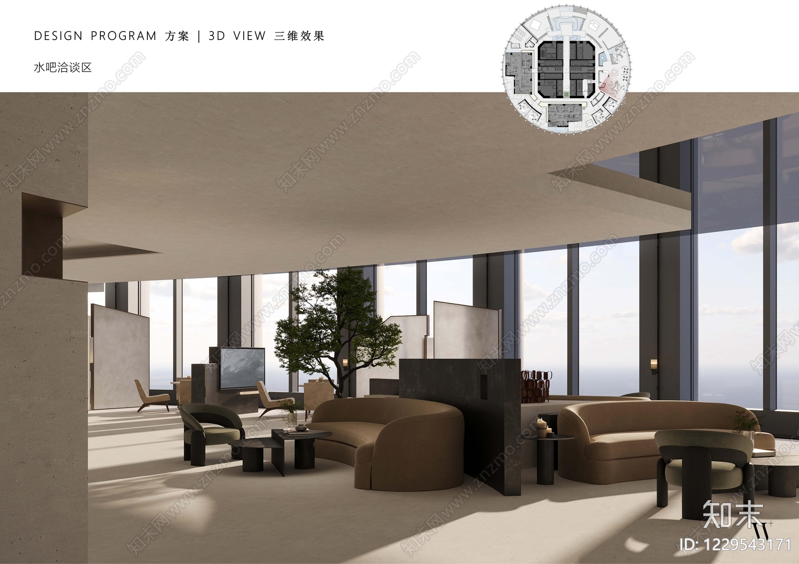 售楼处cad施工图下载【ID:1229543171】