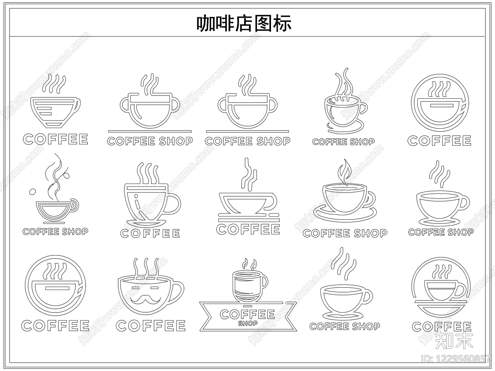 综合软装摆件图库cad施工图下载【ID:1229560857】