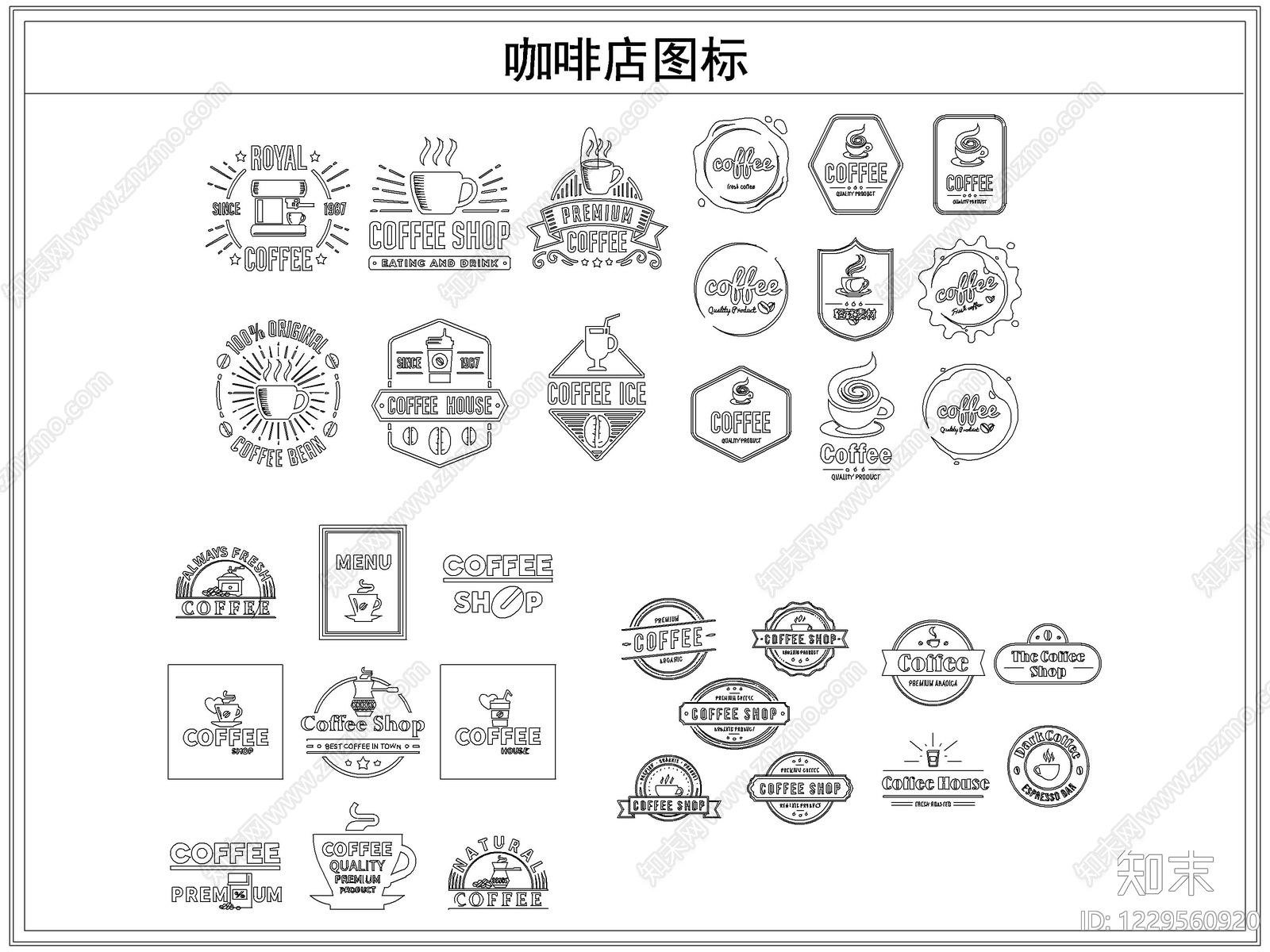 综合软装摆件图库CAD图纸