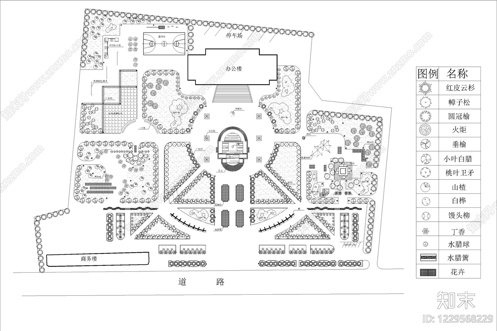 办公景观cad施工图下载【ID:1229568229】