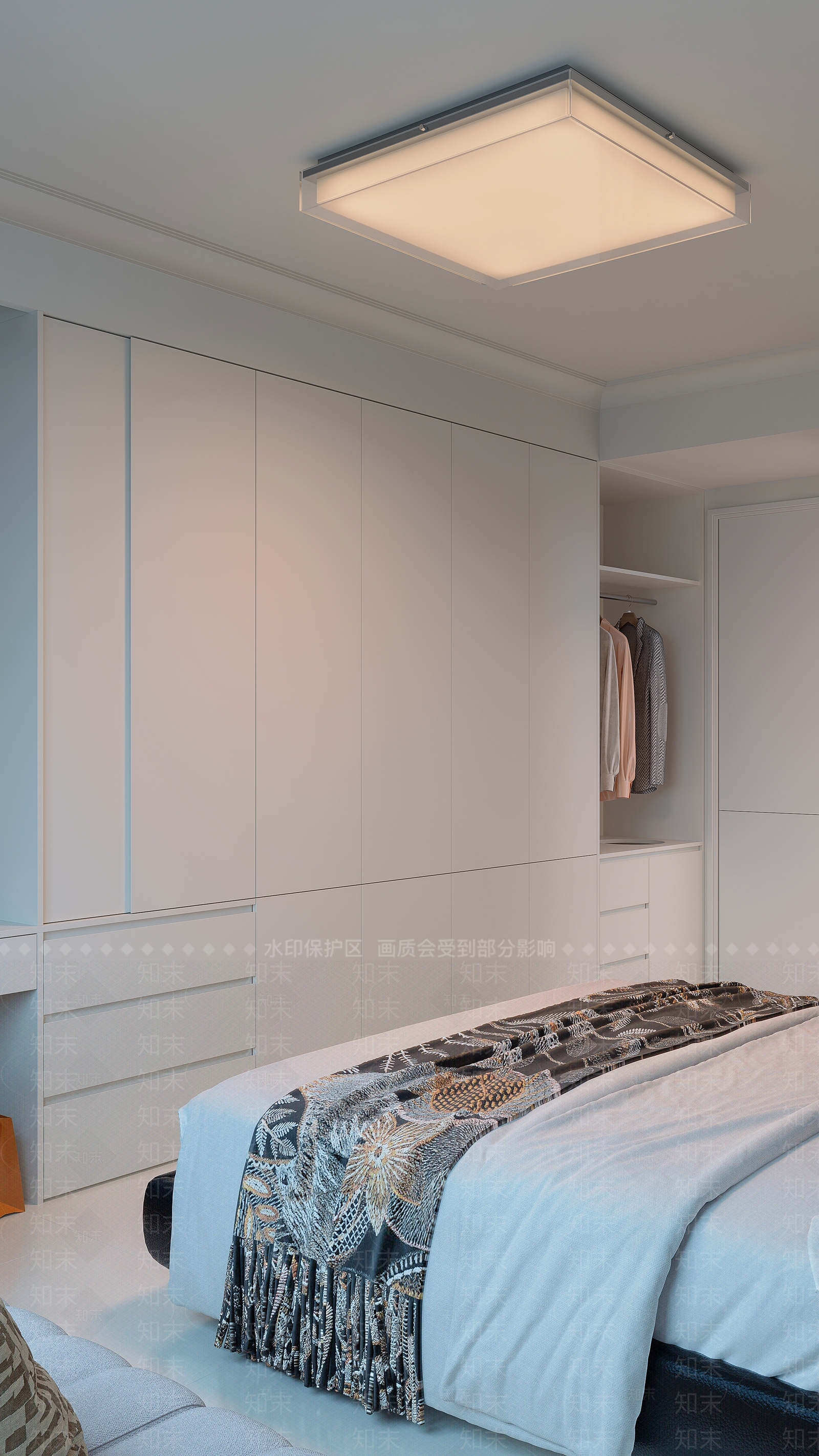 现代简约通用儿童房3D模型下载【ID:1229570411】