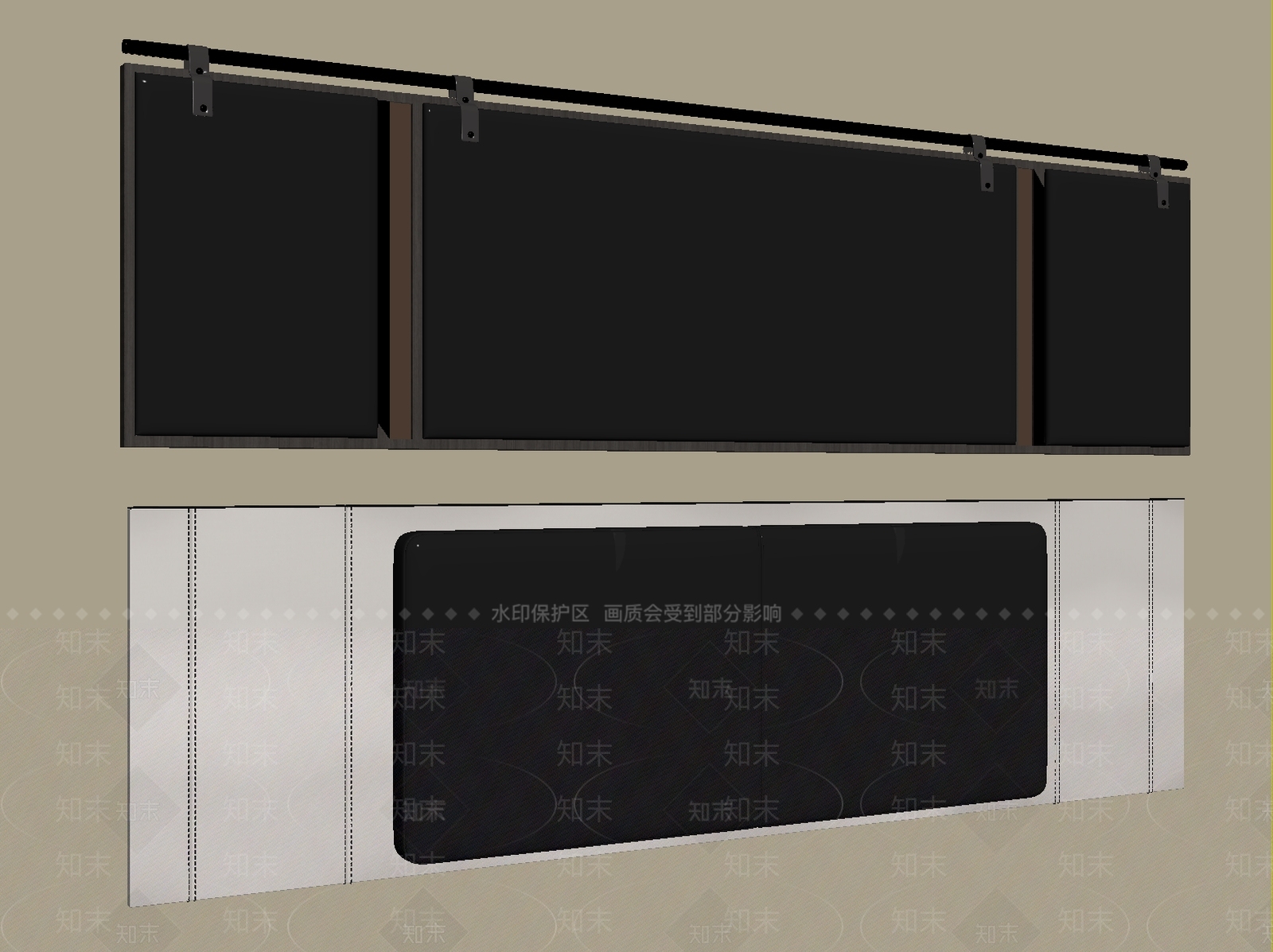 意式极简其他床具SU模型下载【ID:1229590055】