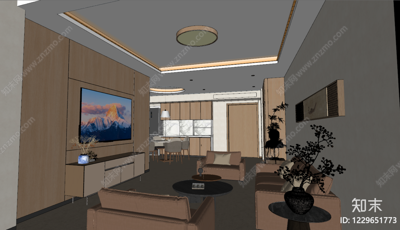 现代简约医院SU模型下载【ID:1229651773】