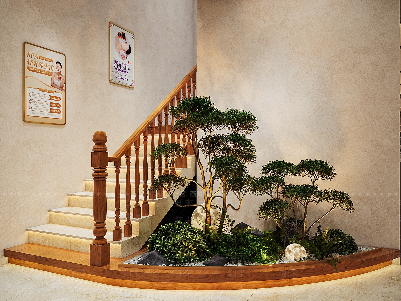 法式美容院3D模型下载【ID:1229661079】