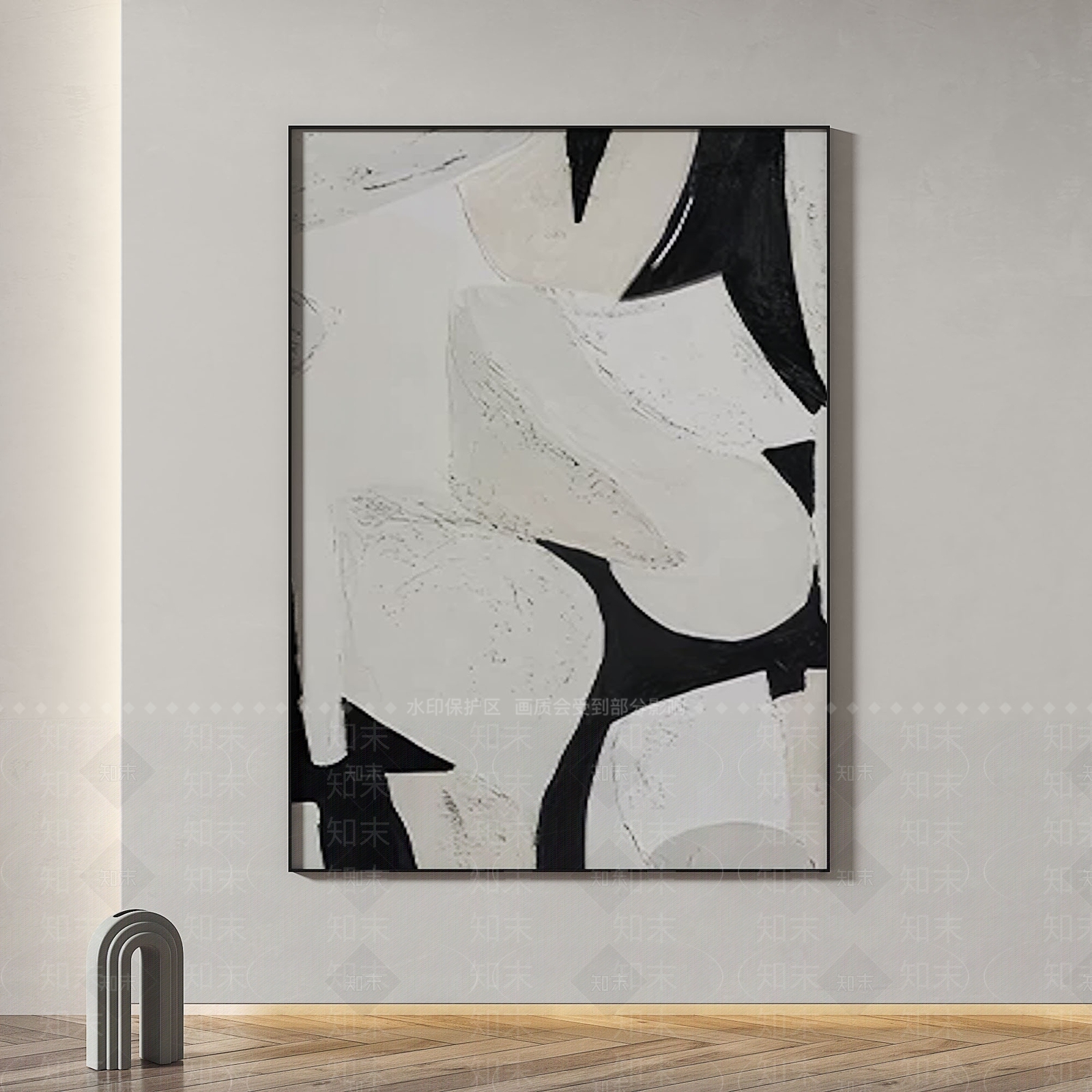 极简抽象挂画3D模型下载【ID:1229694563】