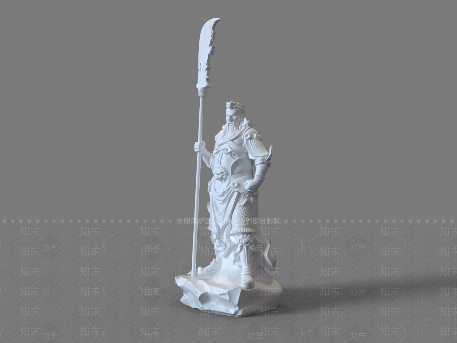 中式雕塑摆件3D模型下载【ID:1229813337】