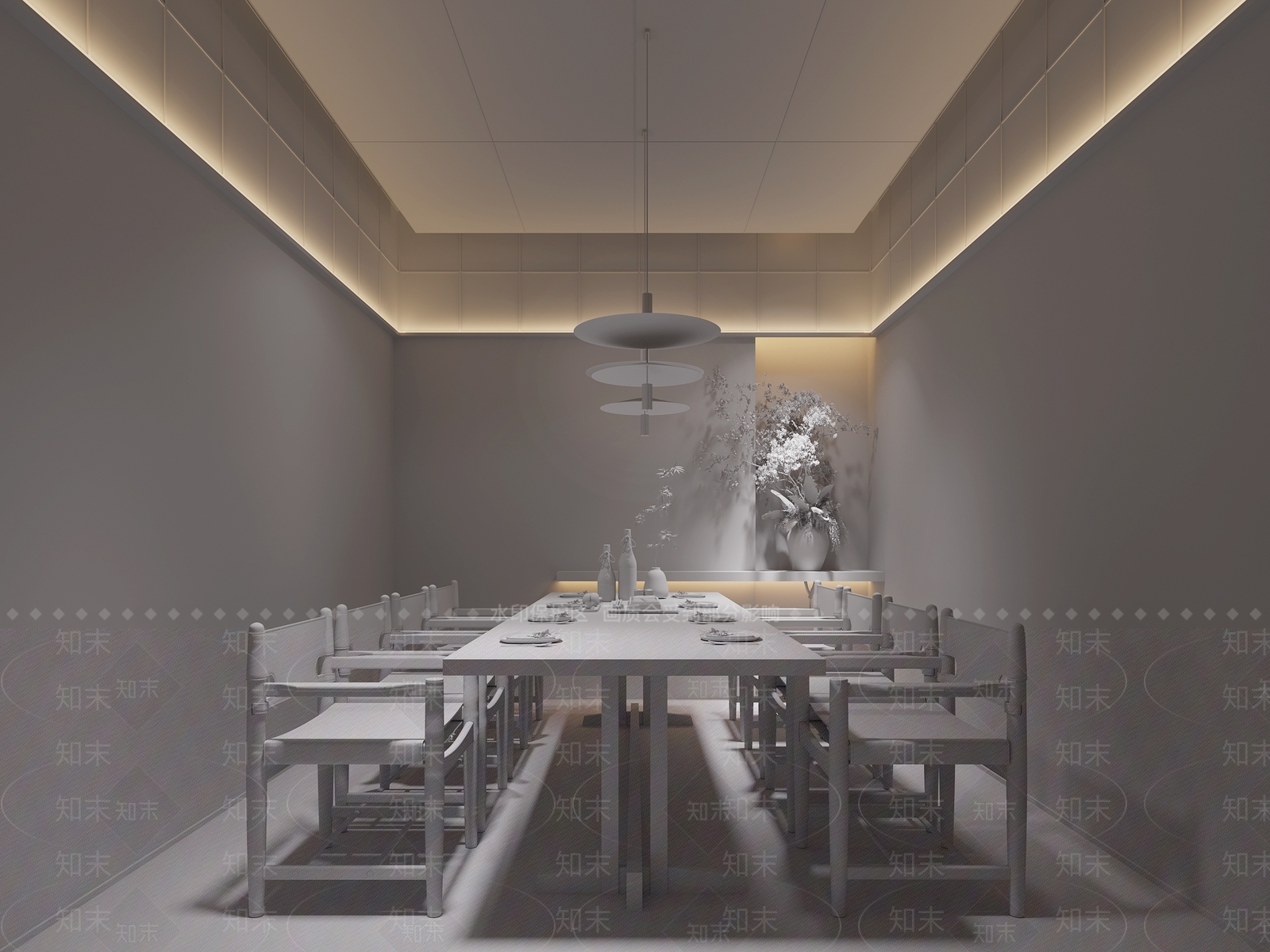 侘寂包厢3D模型下载【ID:1229821647】