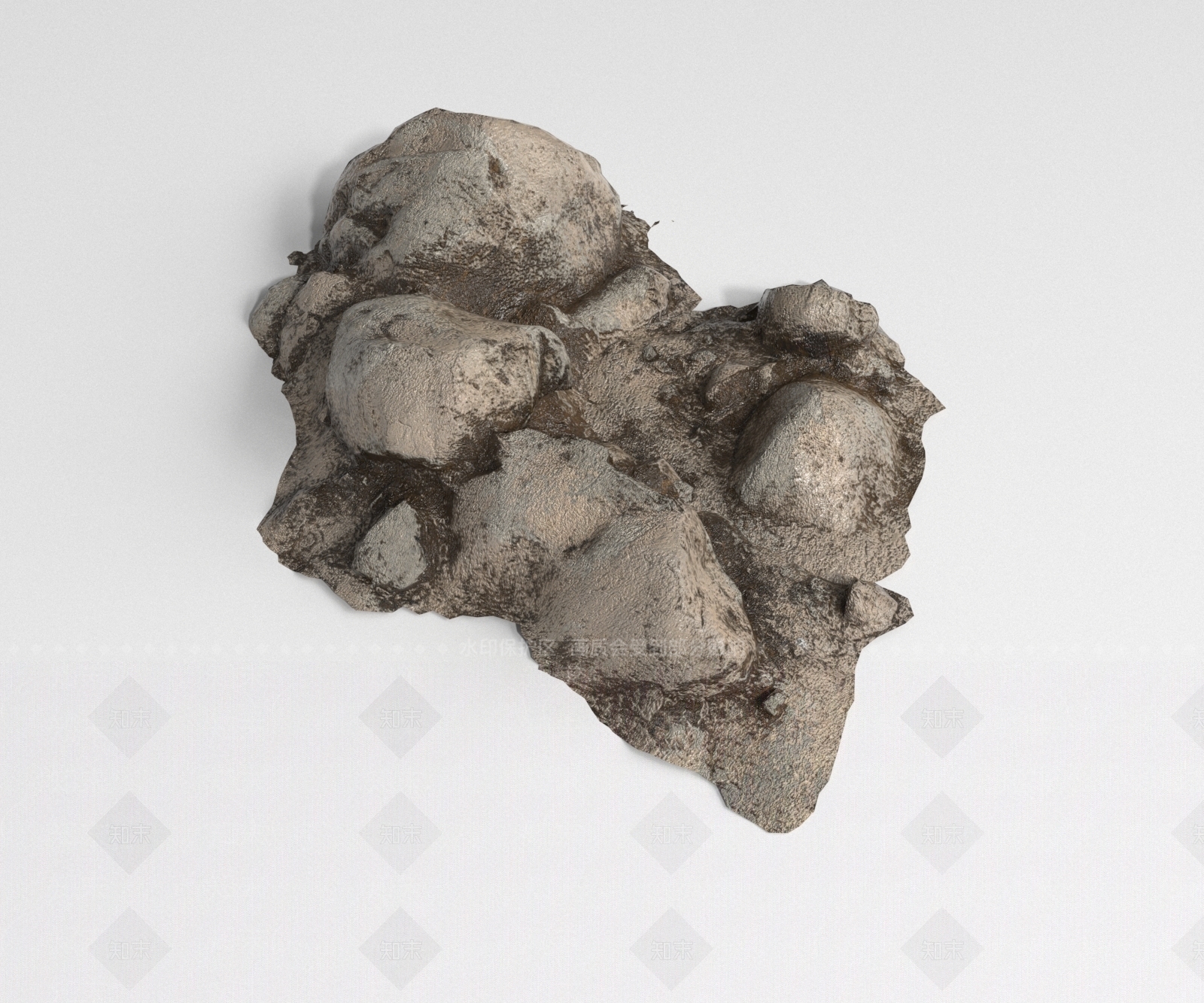 侘寂景观导视3D模型下载【ID:1229825222】