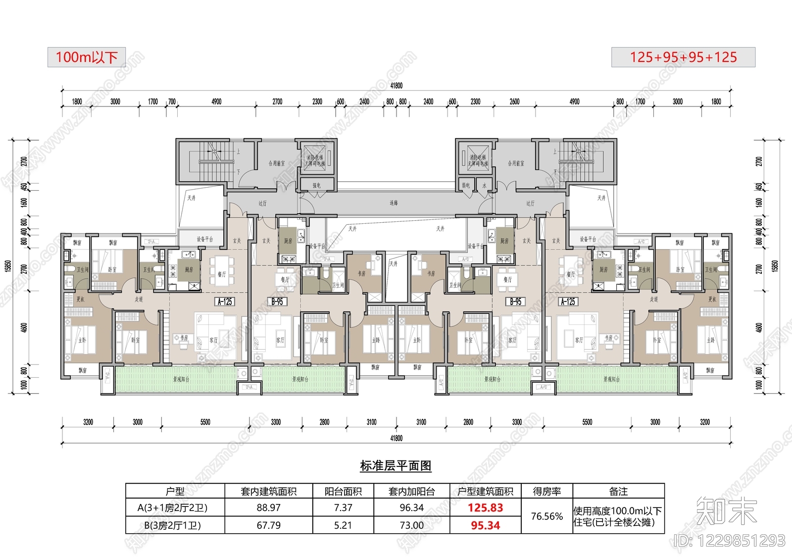 三居CAD图纸