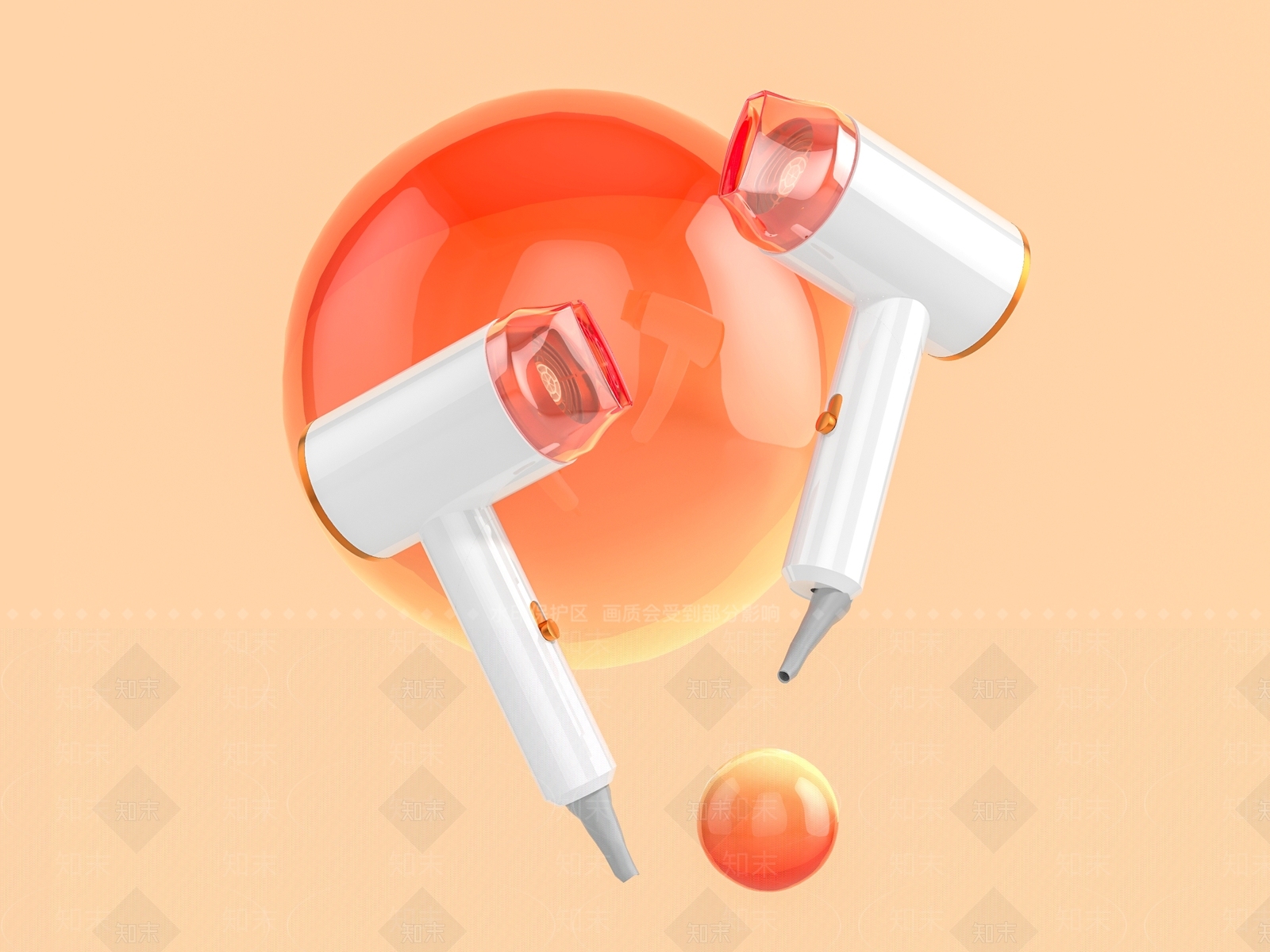 现代理发器材3D模型下载【ID:1229972125】