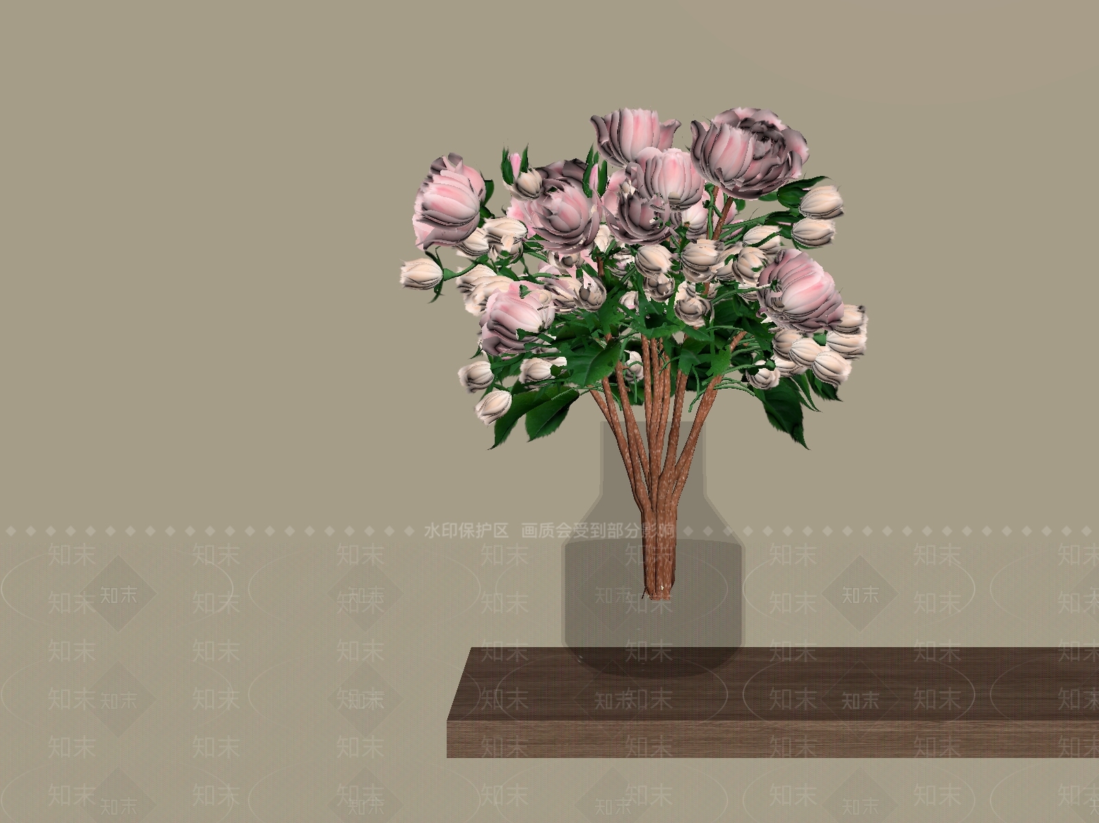 极简盆栽SU模型下载【ID:1230018744】