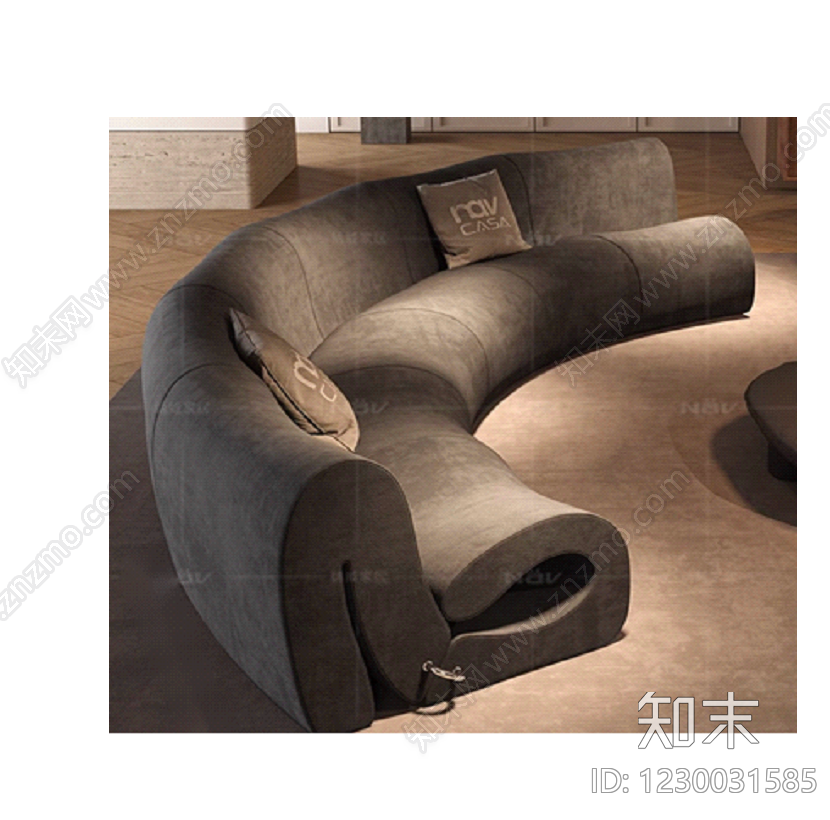 沙发cad施工图下载【ID:1230031585】