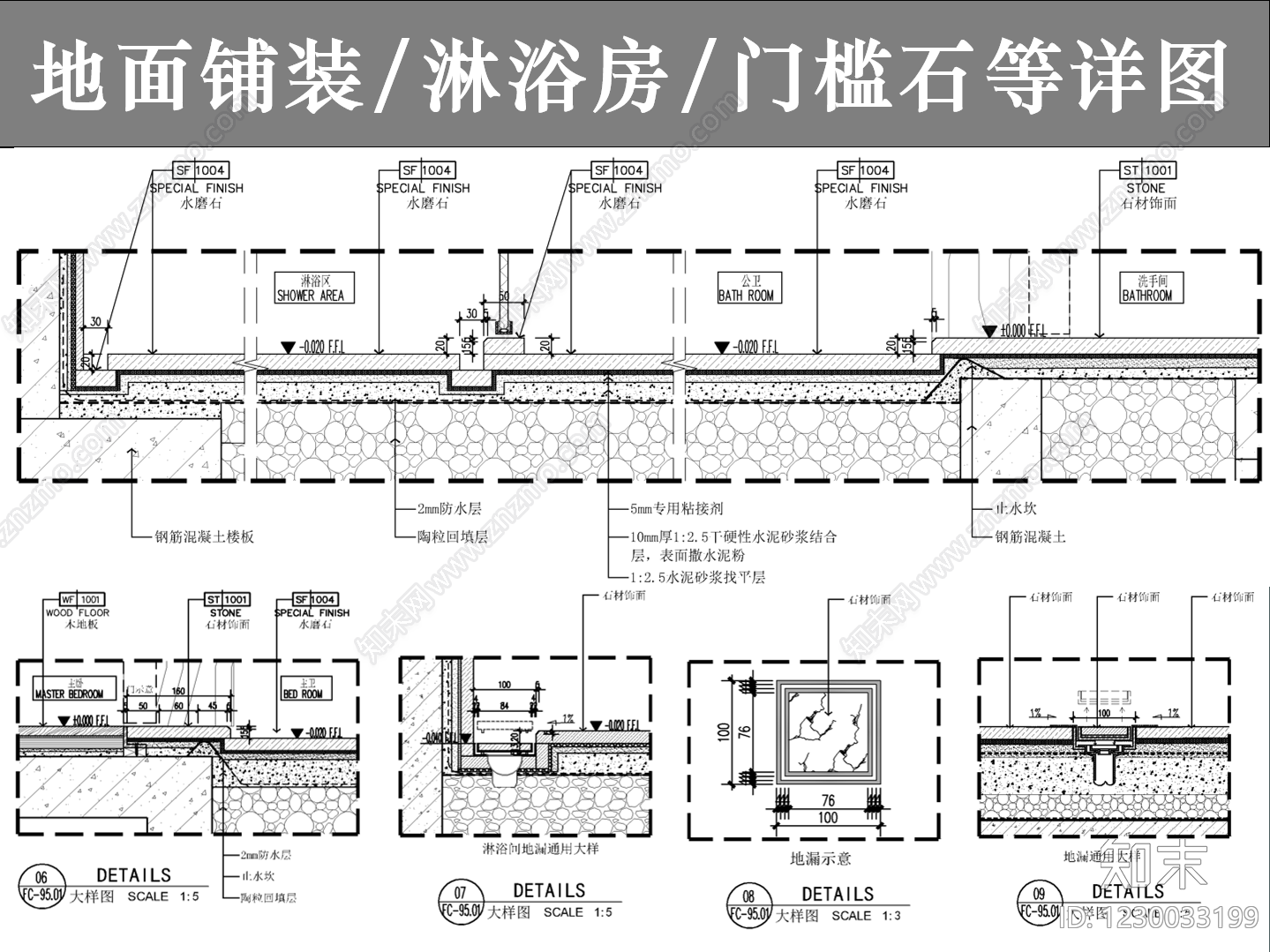 地面综合节点CAD图纸