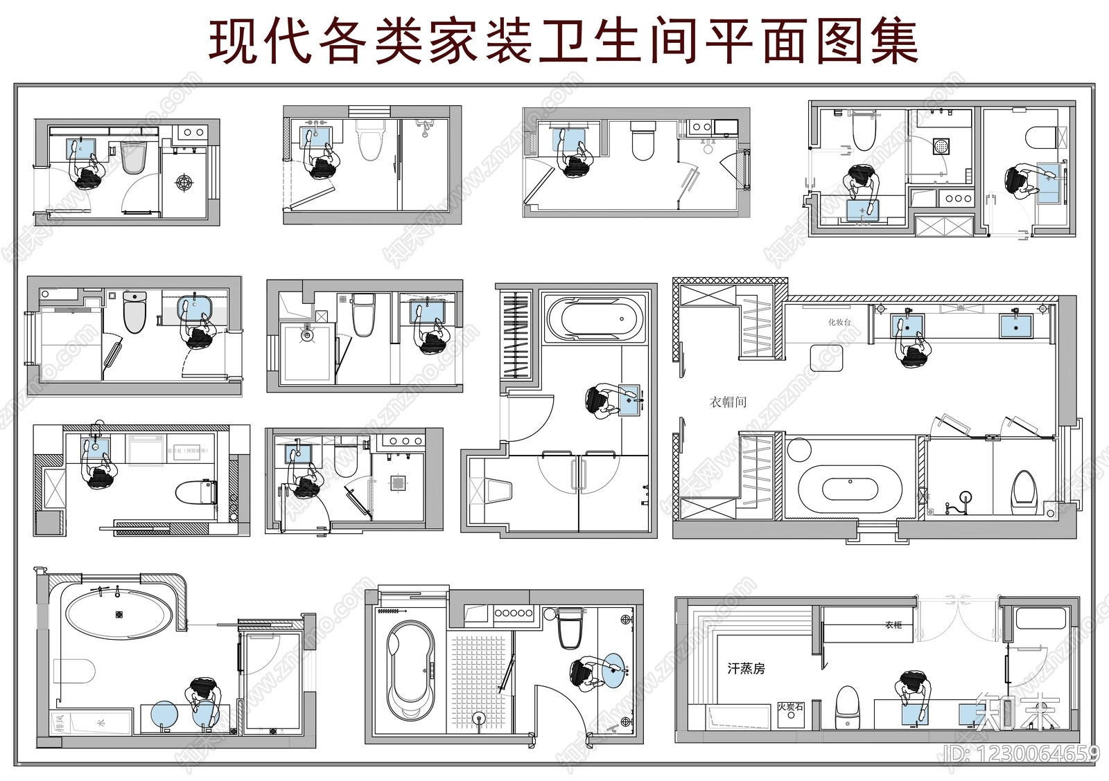 卫生间CAD图纸