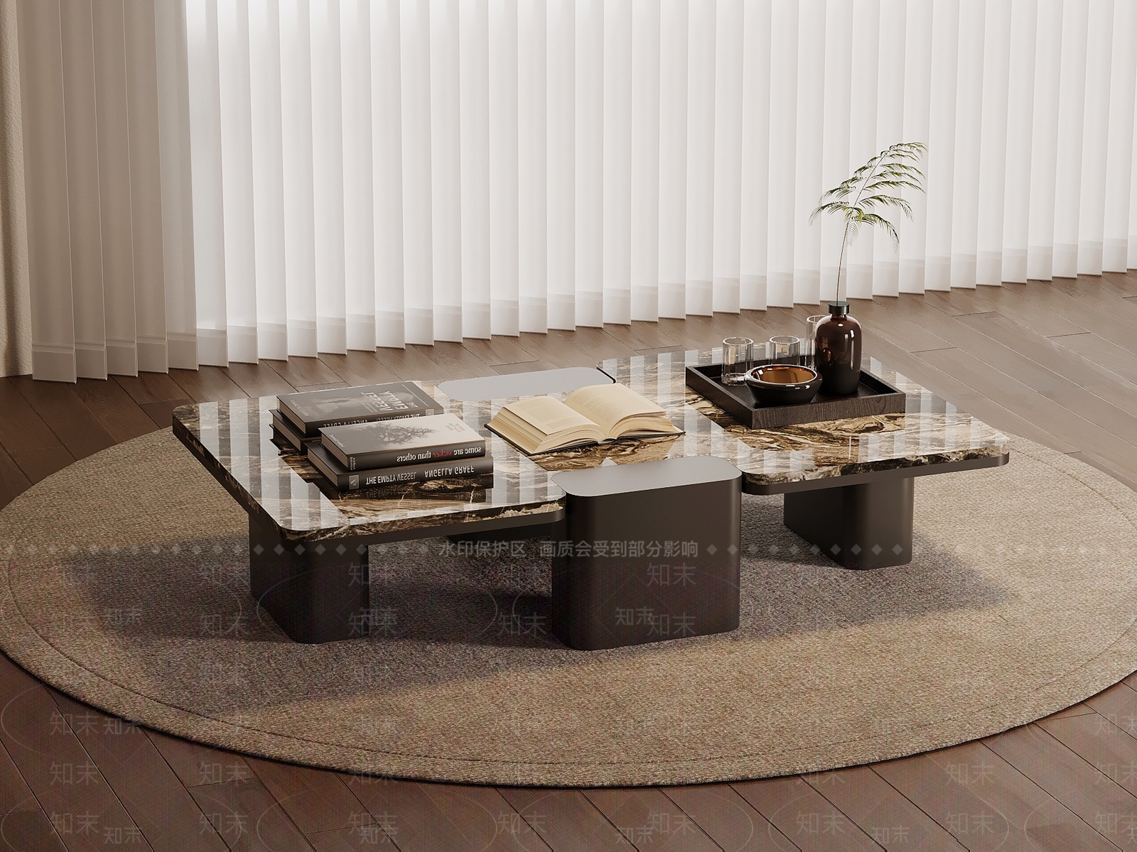 茶几3D模型下载【ID:1230080213】