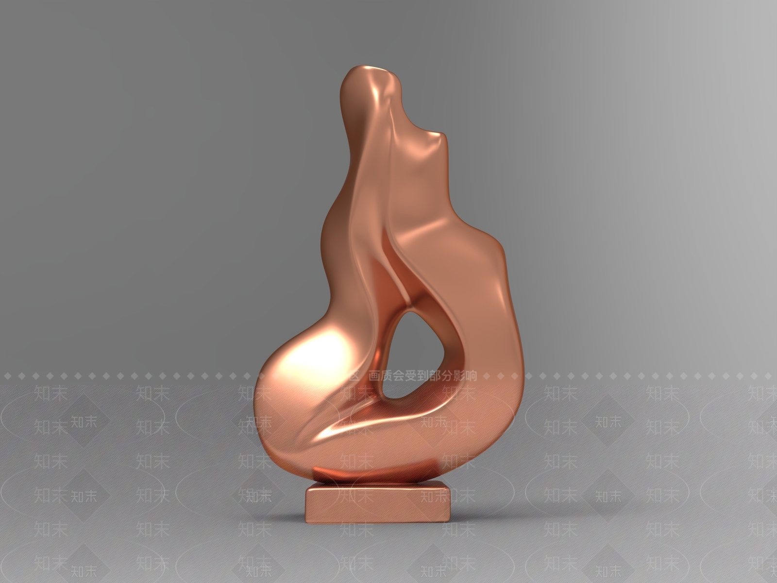 现代雕塑摆件3D模型下载【ID:1230081618】