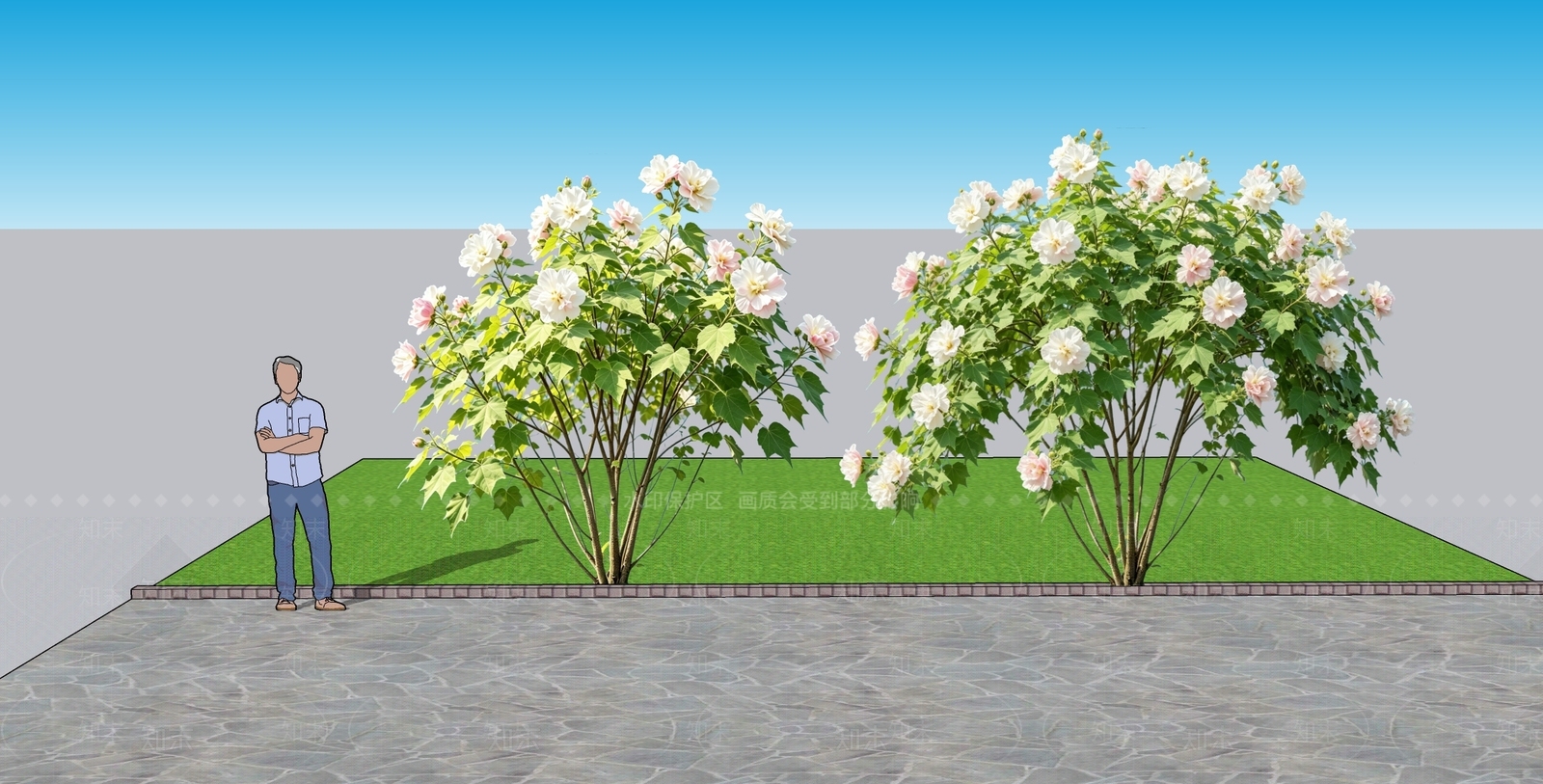 现代主义灌木SU模型下载【ID:1230091338】