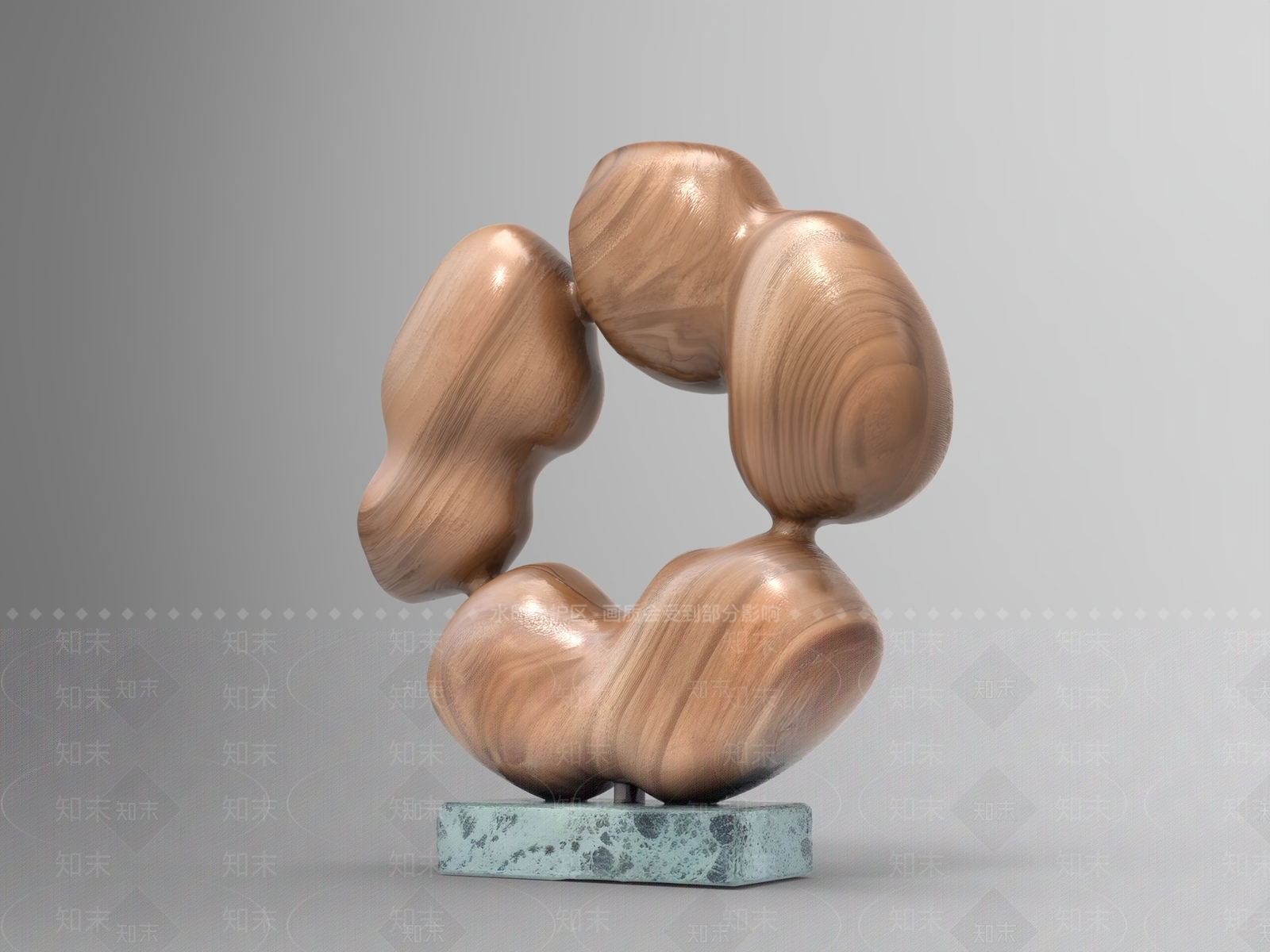 现代雕塑摆件3D模型下载【ID:1230147754】
