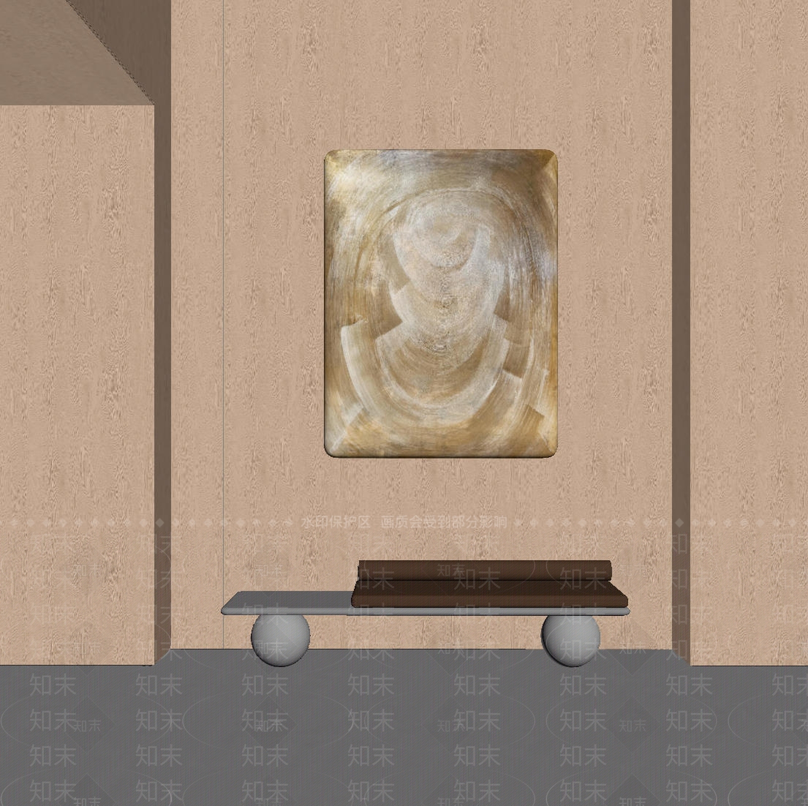 意式极简挂画SU模型下载【ID:1230188450】