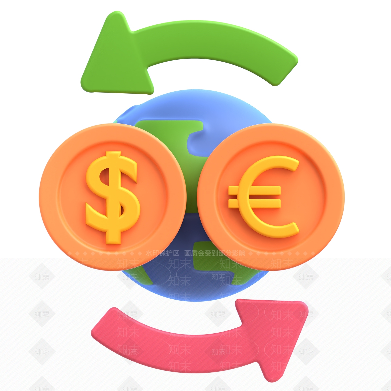 logo3D模型渲染效果图