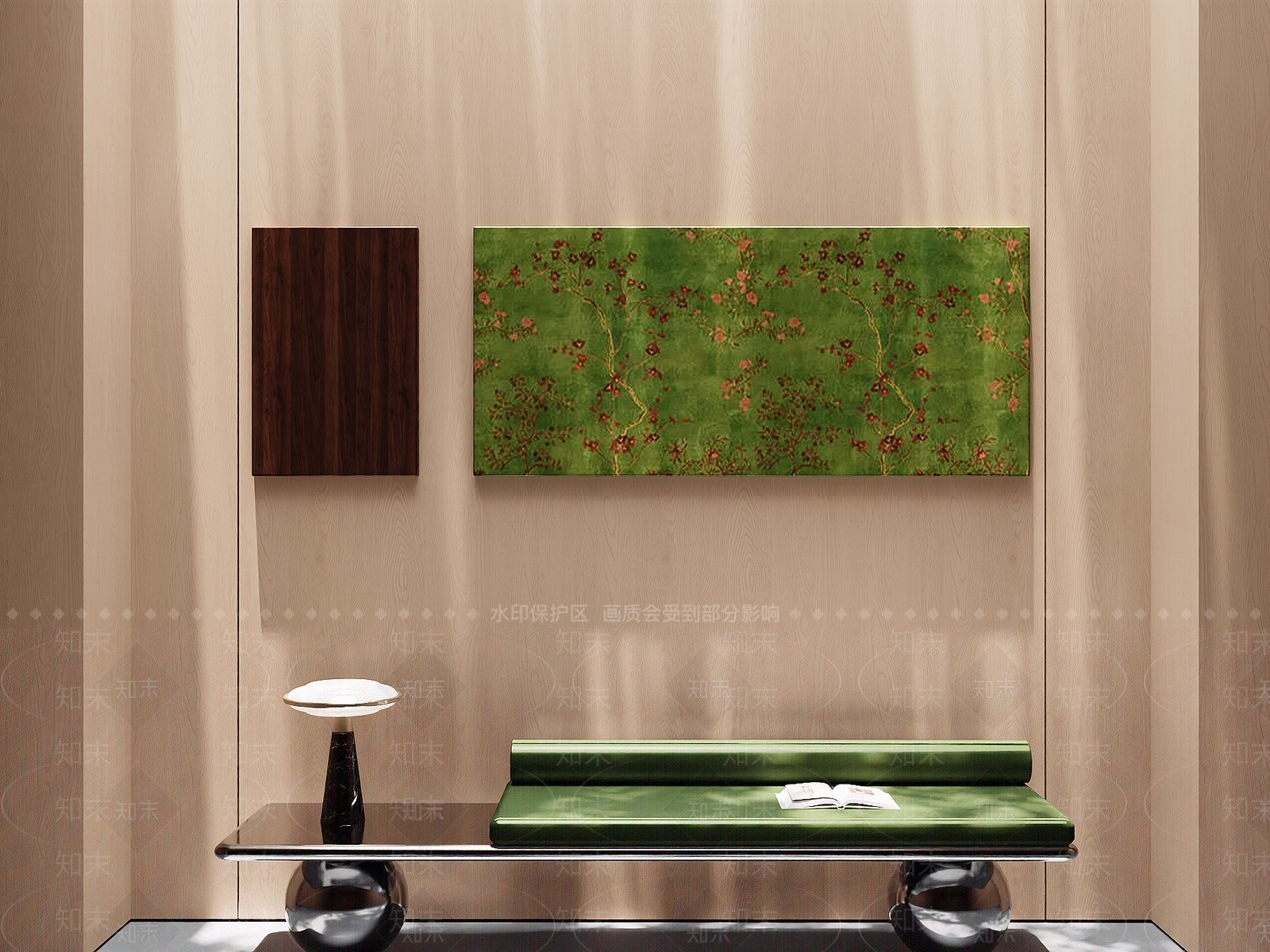 新中式挂画3D模型下载【ID:1230191758】