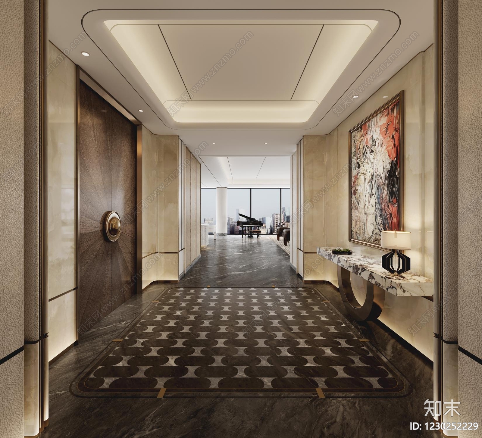 大平层cad施工图下载【ID:1230252229】