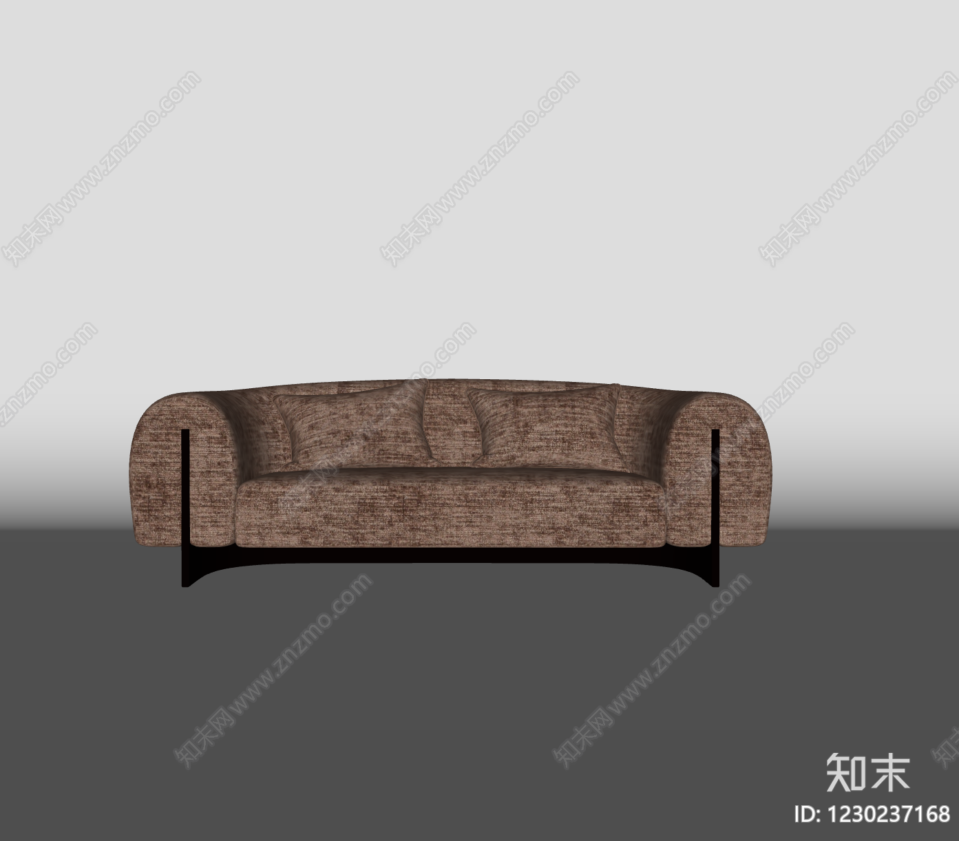 中古风双人沙发SU模型下载【ID:1230237168】