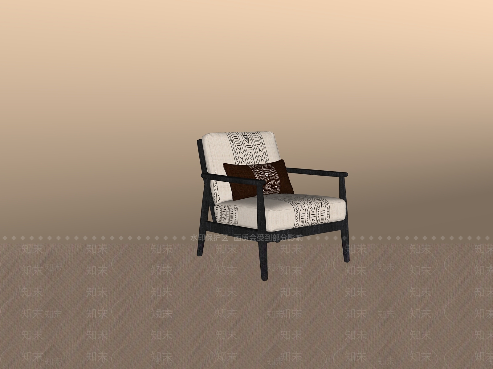 现代简约休闲椅SU模型下载【ID:1230278113】