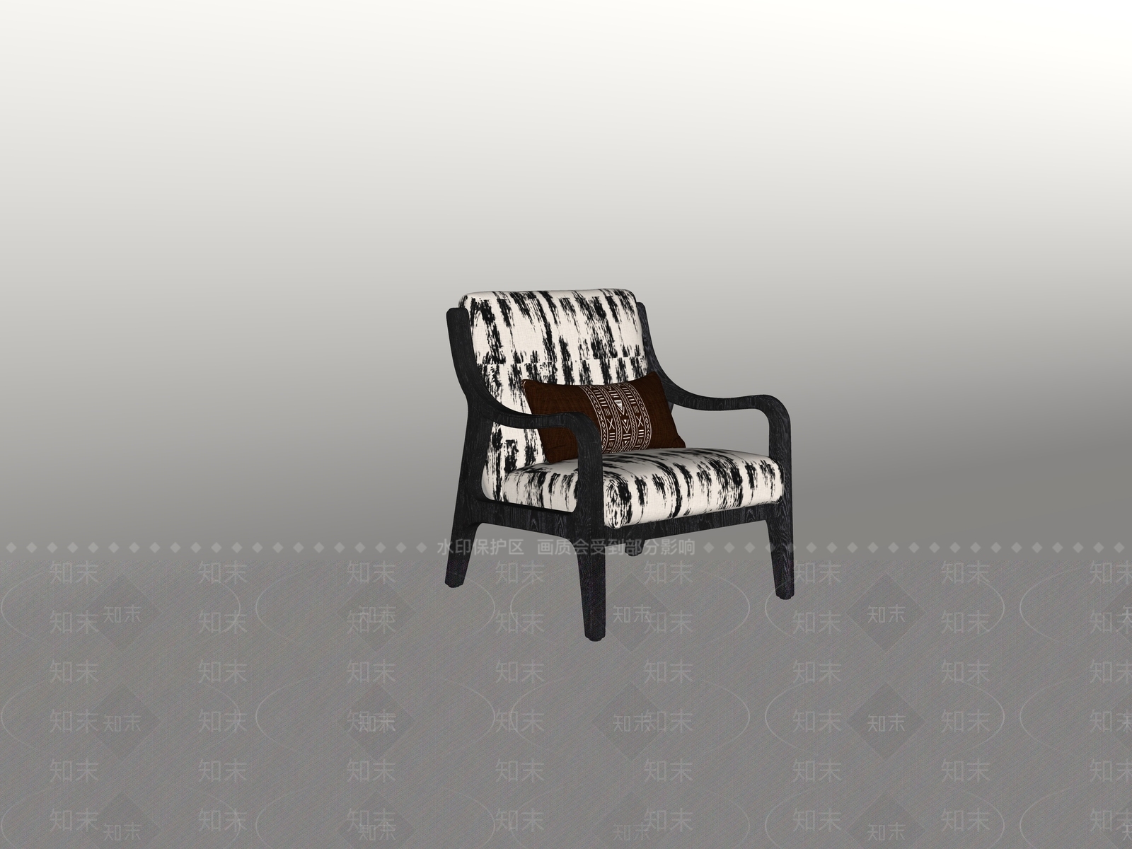 现代休闲椅SU模型下载【ID:1230278366】