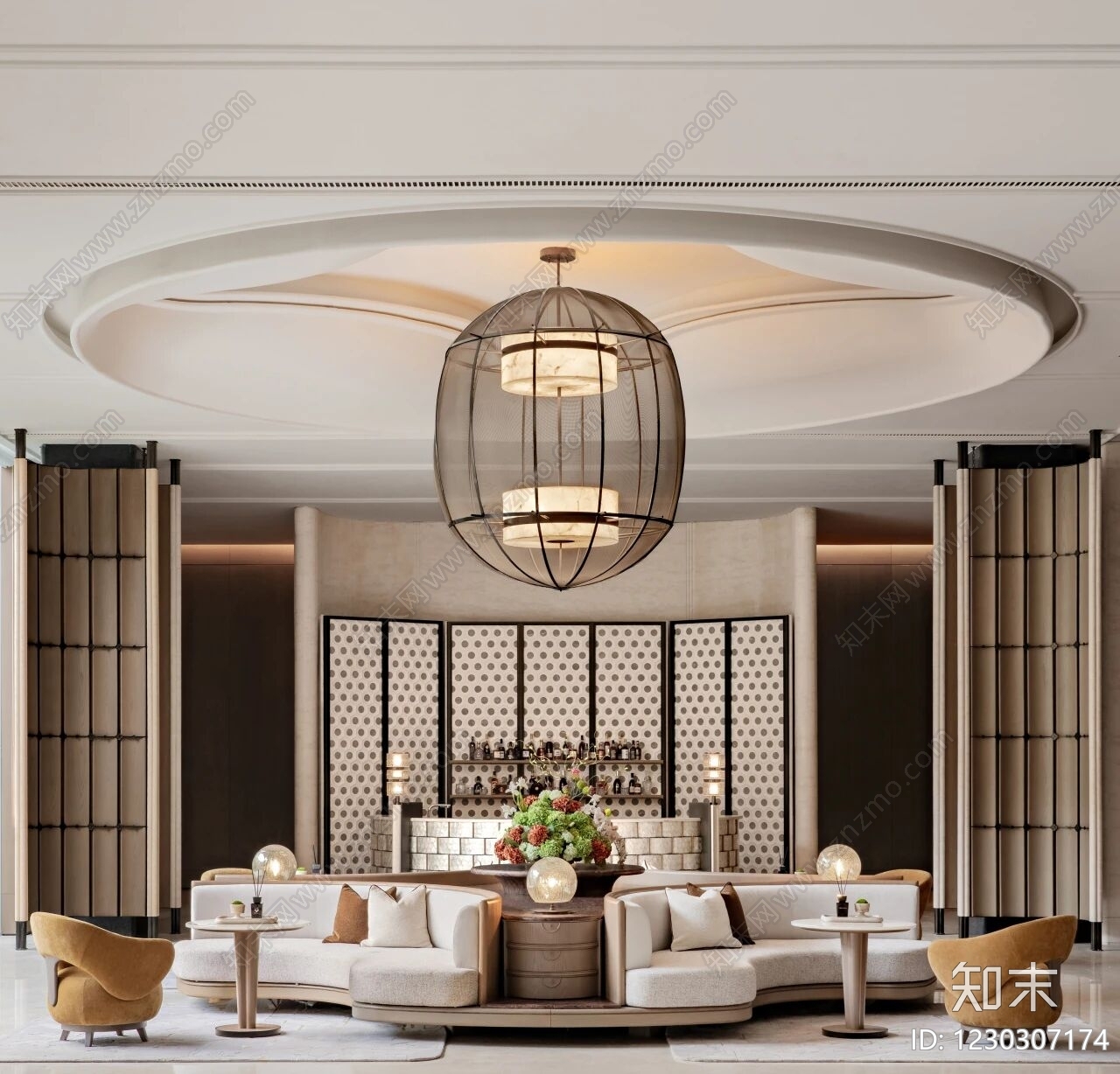 售楼处cad施工图下载【ID:1230307174】
