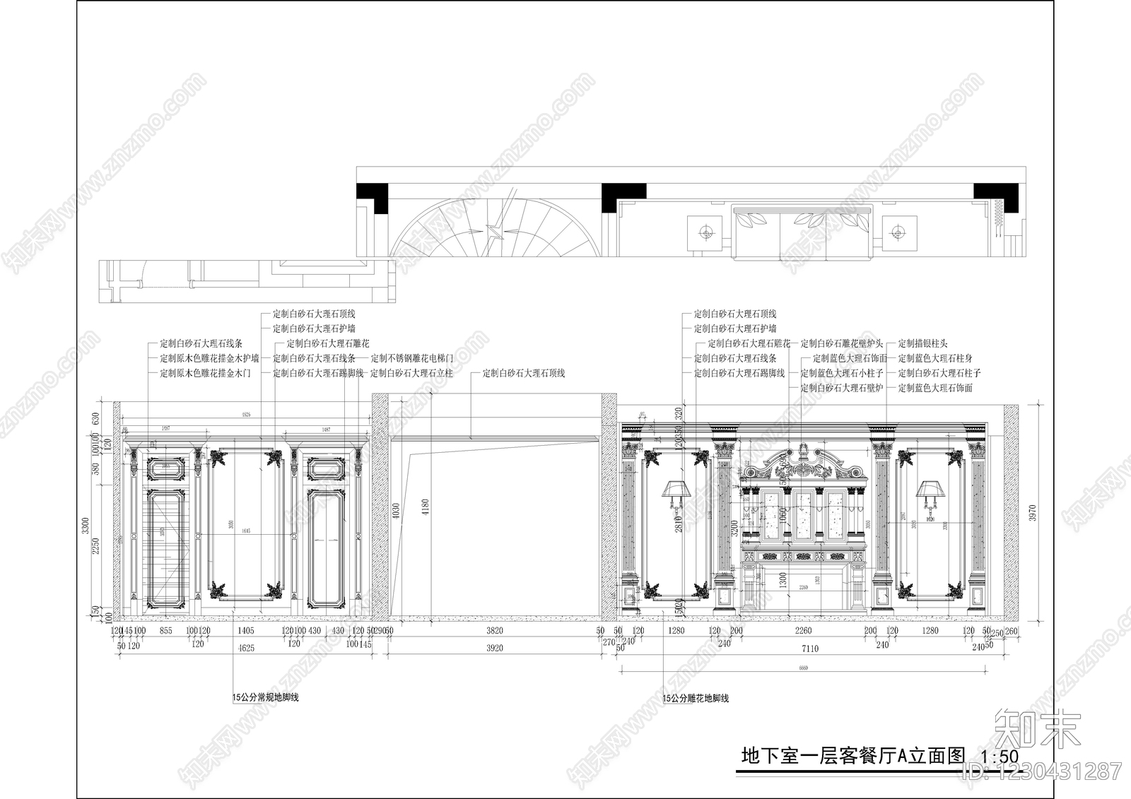 别墅cad施工图下载【ID:1230431287】