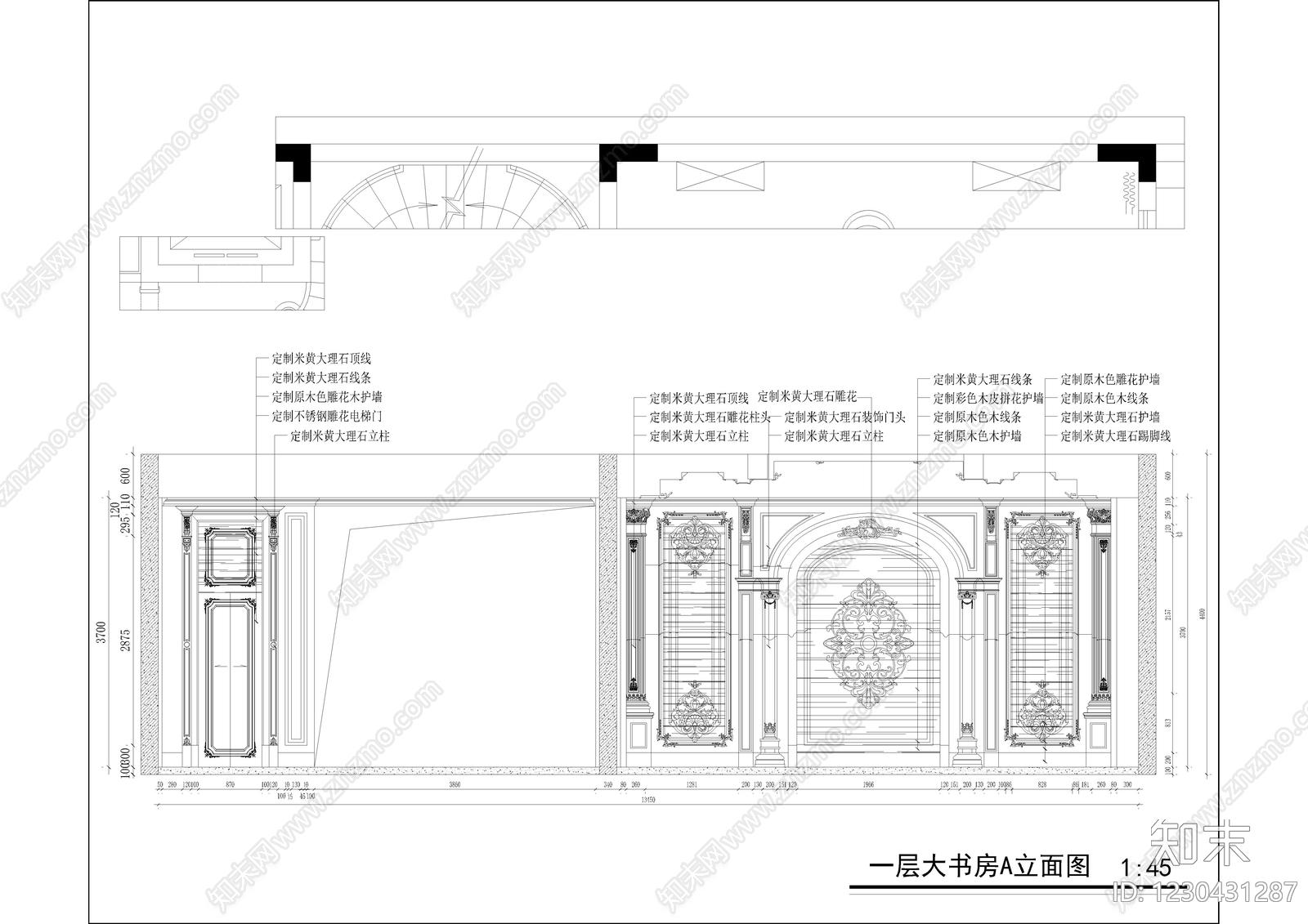 别墅cad施工图下载【ID:1230431287】