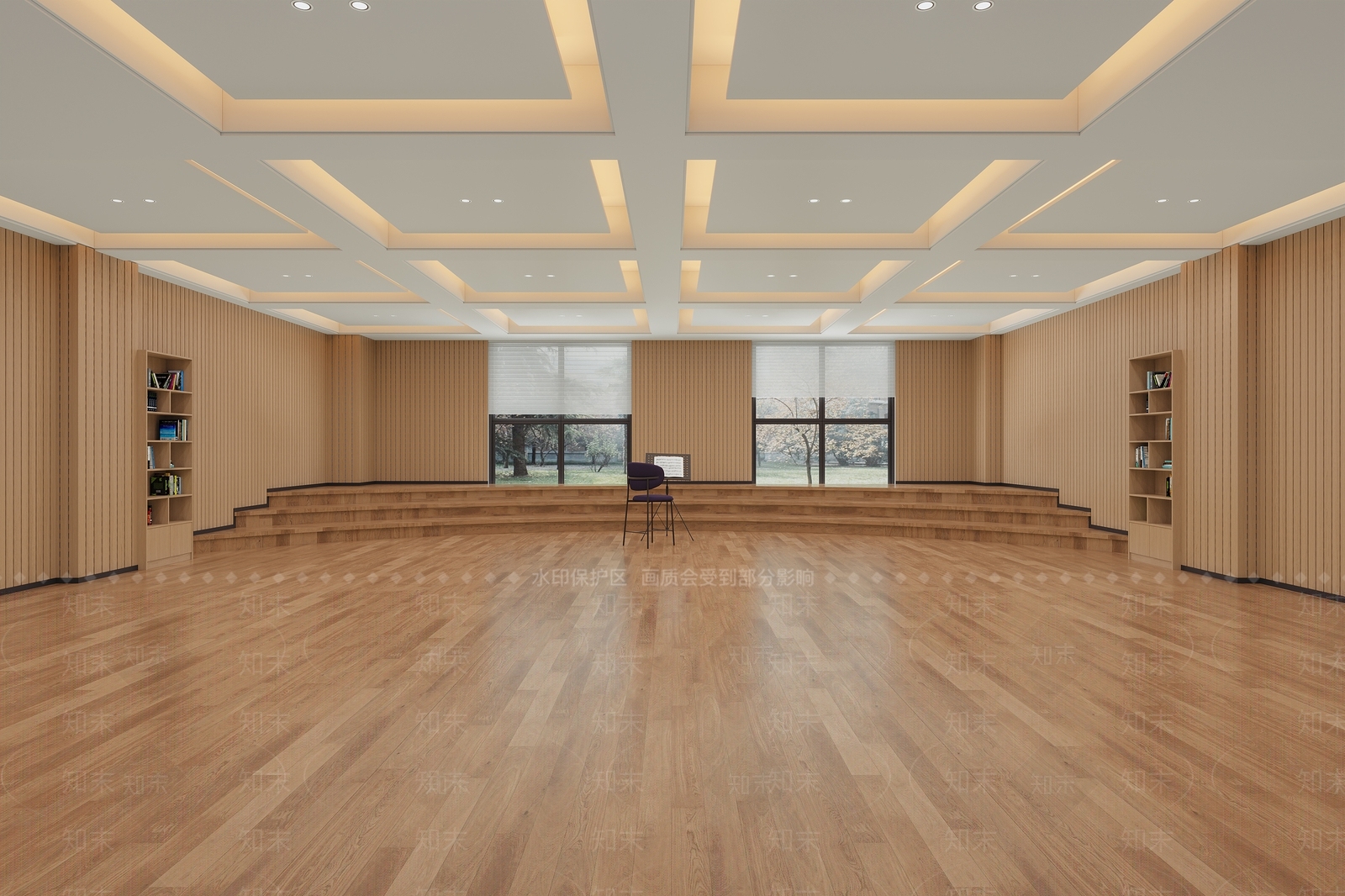 原木风活动室3D模型下载【ID:1230439423】