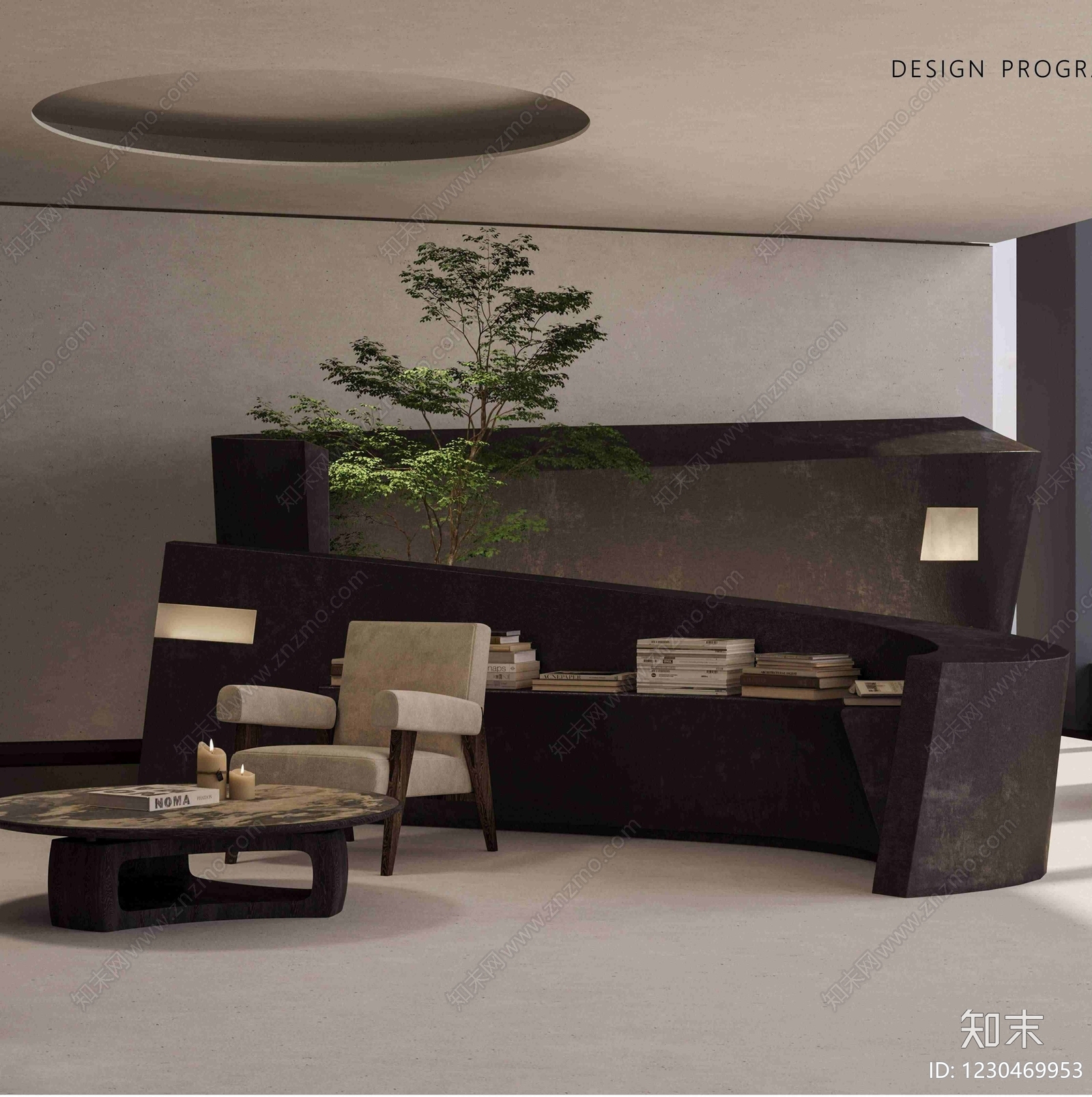 售楼处cad施工图下载【ID:1230469953】