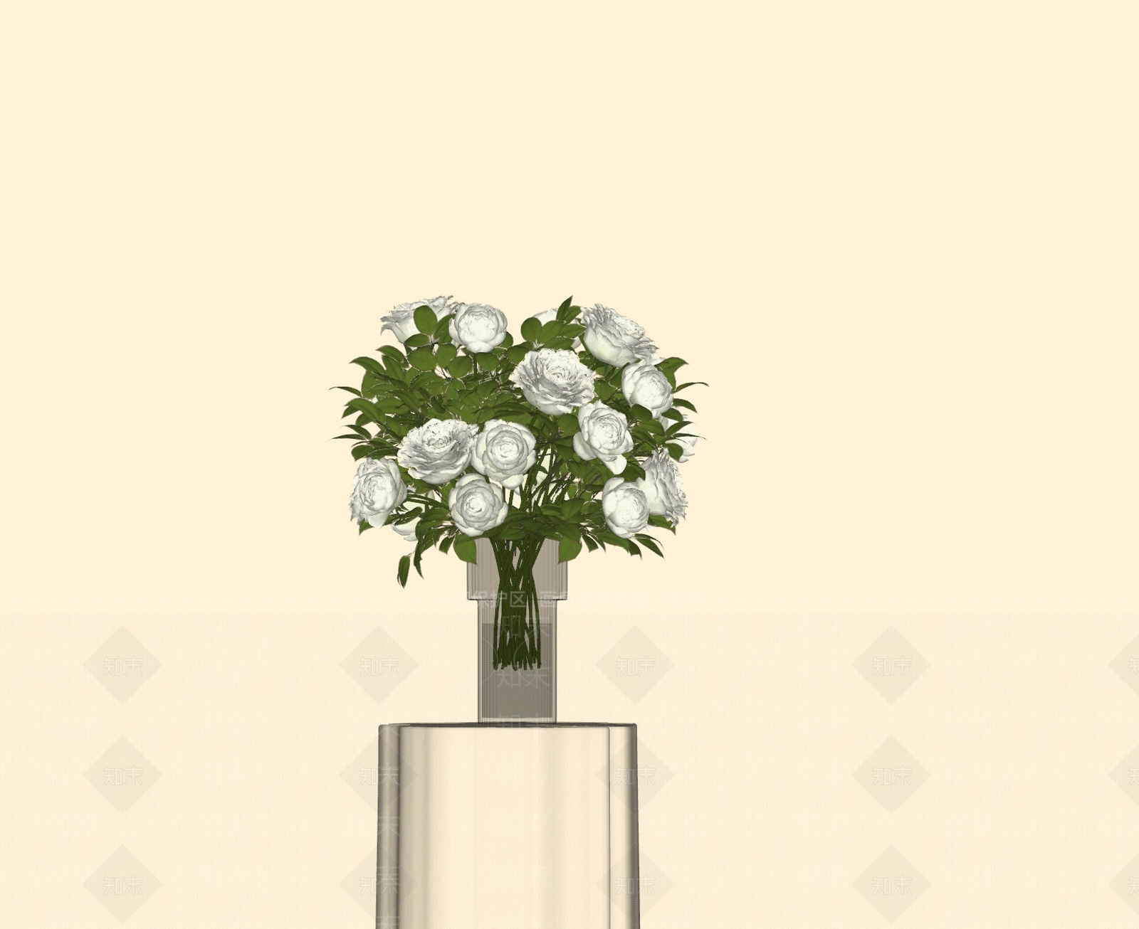 极简花艺SU模型下载【ID:1230487978】