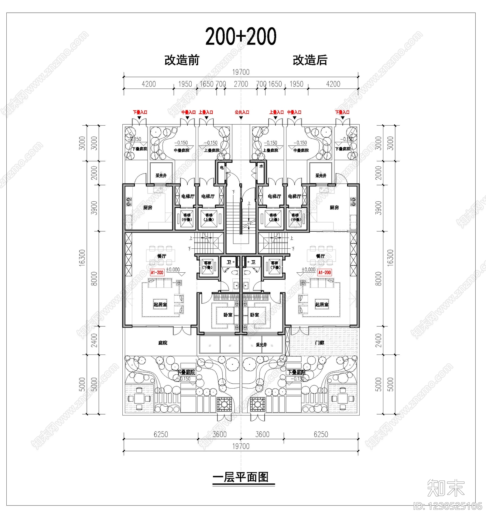 多层住宅CAD图纸
