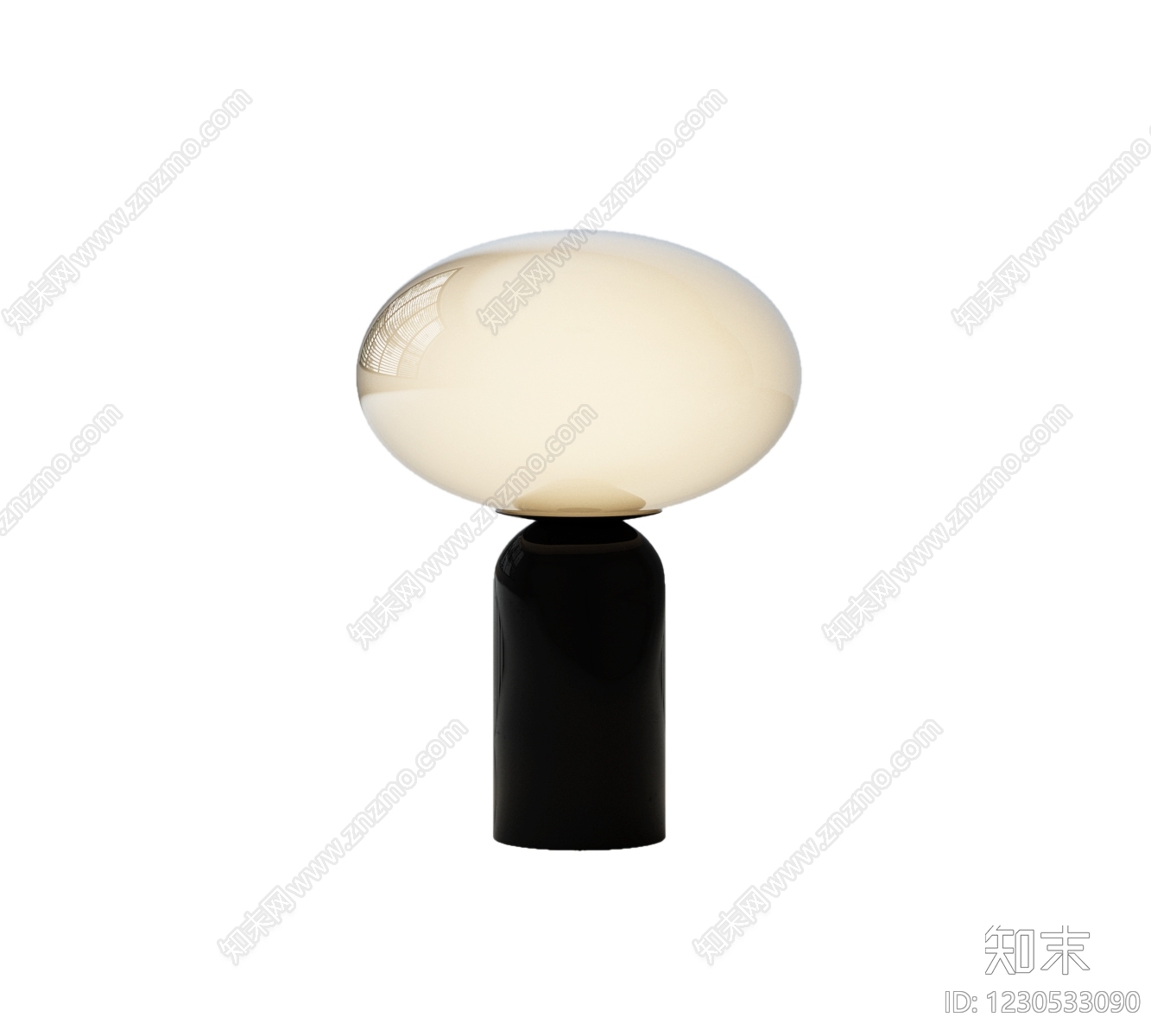 极简台灯3D模型下载【ID:1230533090】