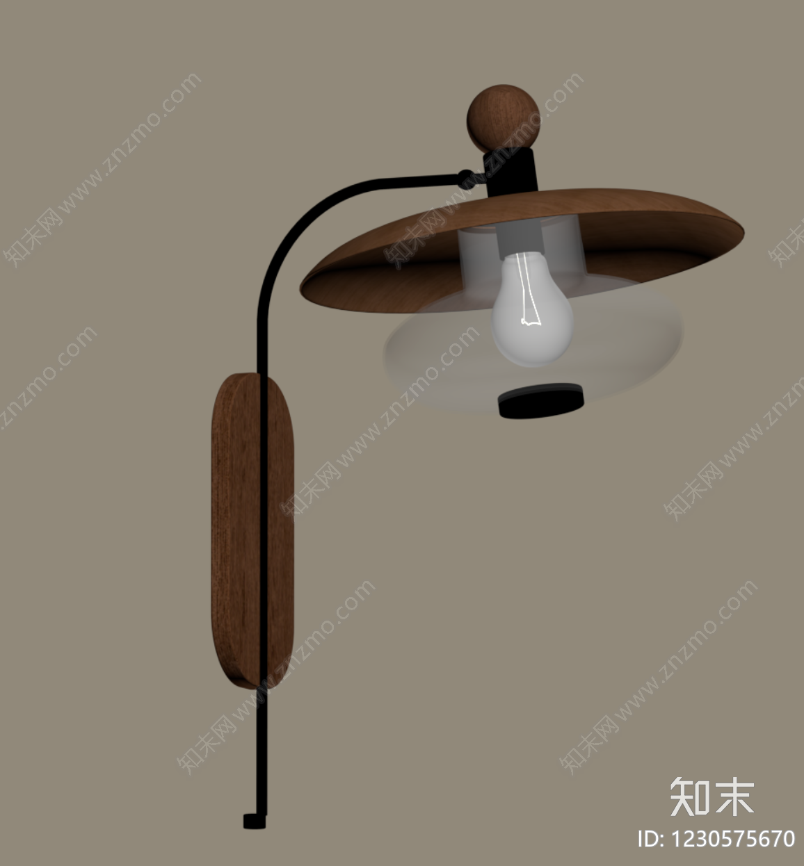 中古风墙面壁灯SU模型下载【ID:1230575670】