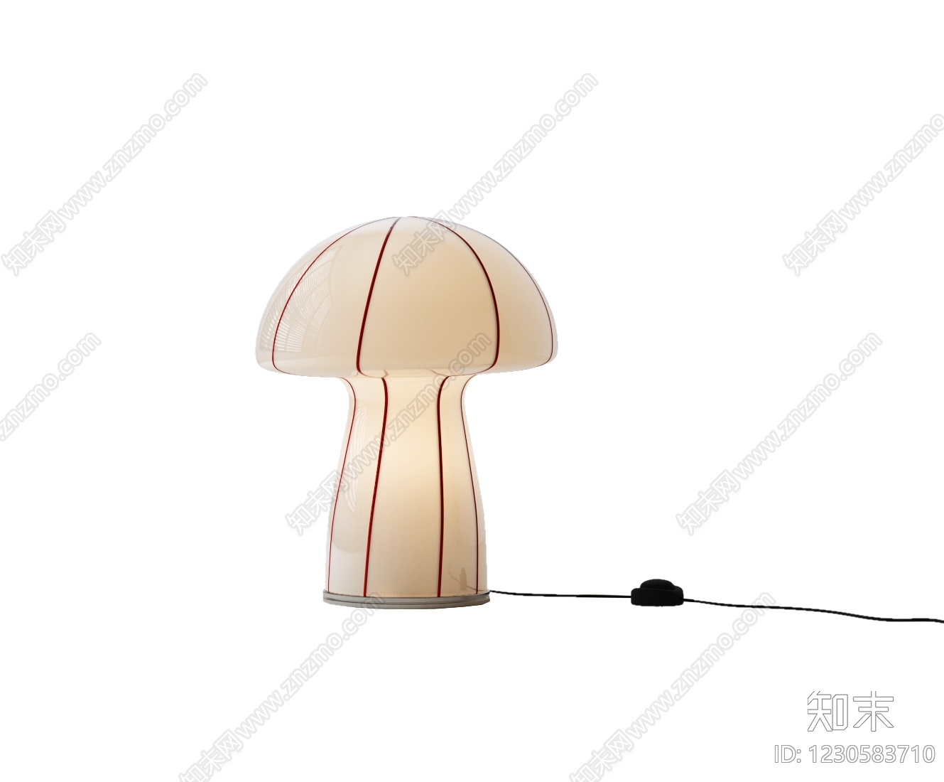 中古风台灯SU模型下载【ID:1230583710】
