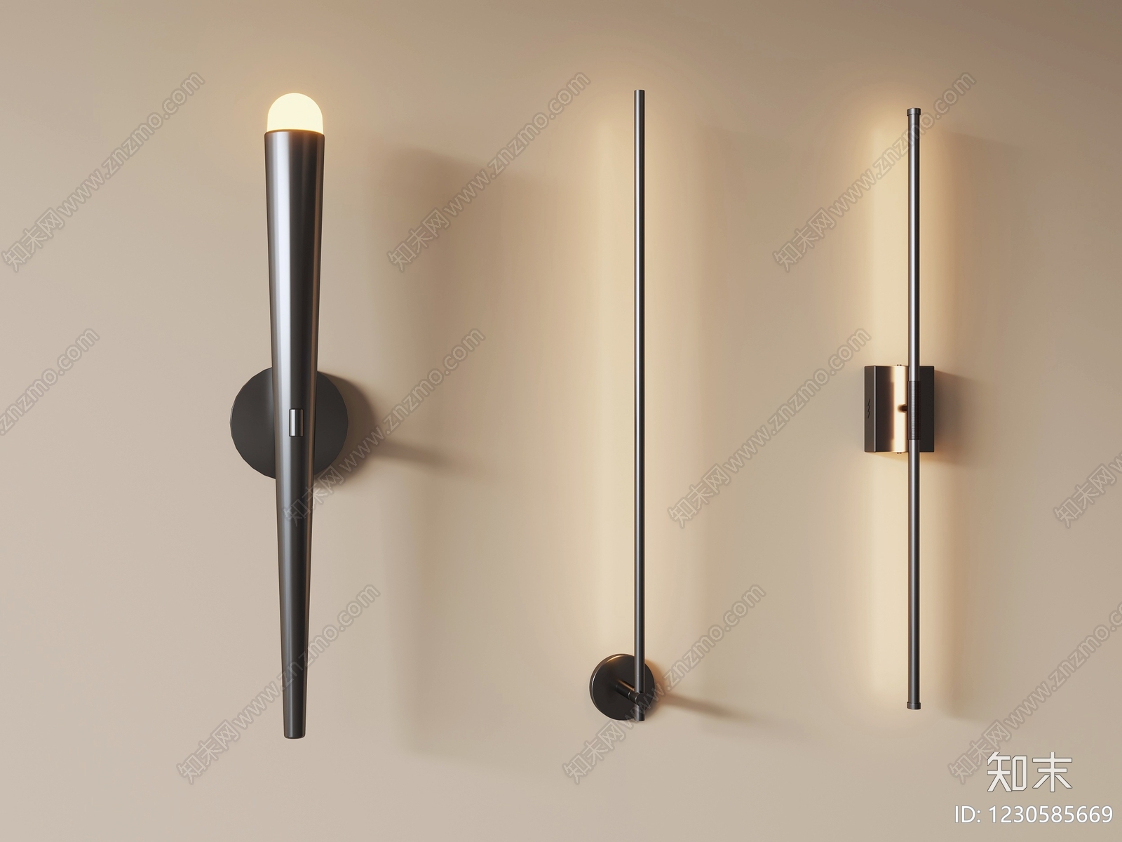 极简儿童壁灯3D模型下载【ID:1230585669】