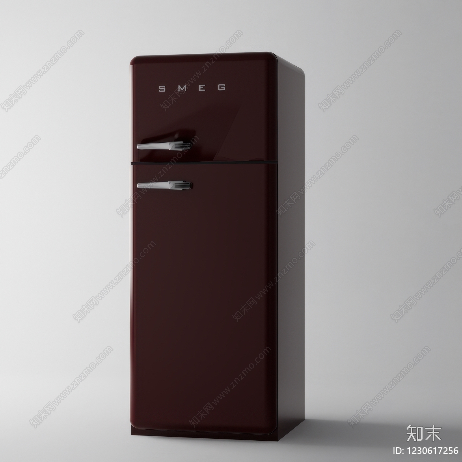 复古冰箱SU模型下载【ID:1230617256】