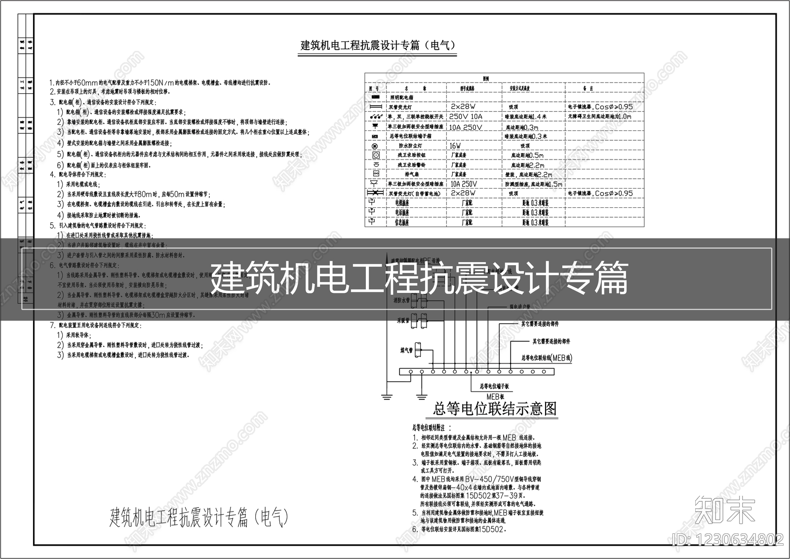 其他机电图纸cad施工图下载【ID:1230634802】