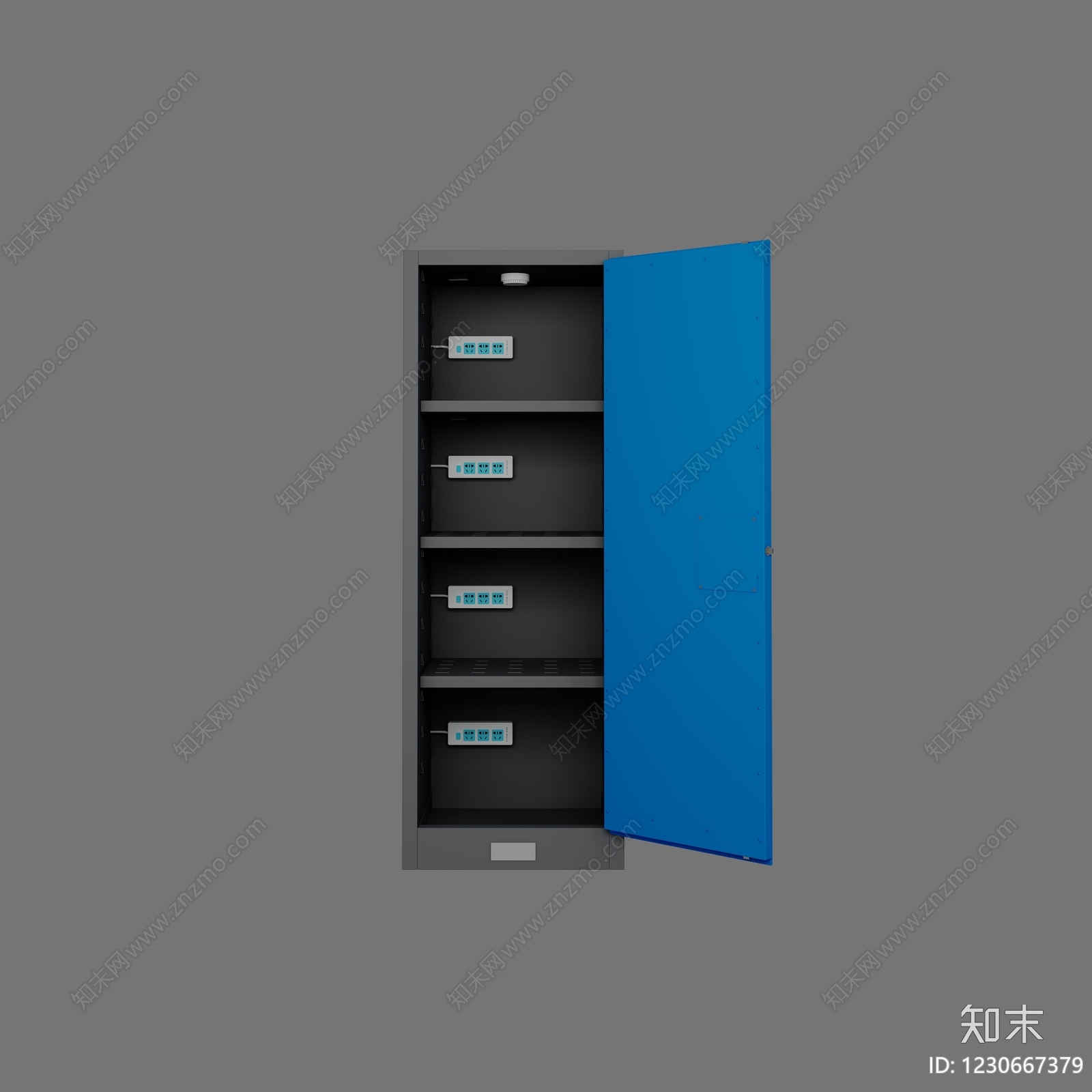 工业风文件柜3D模型下载【ID:1230667379】