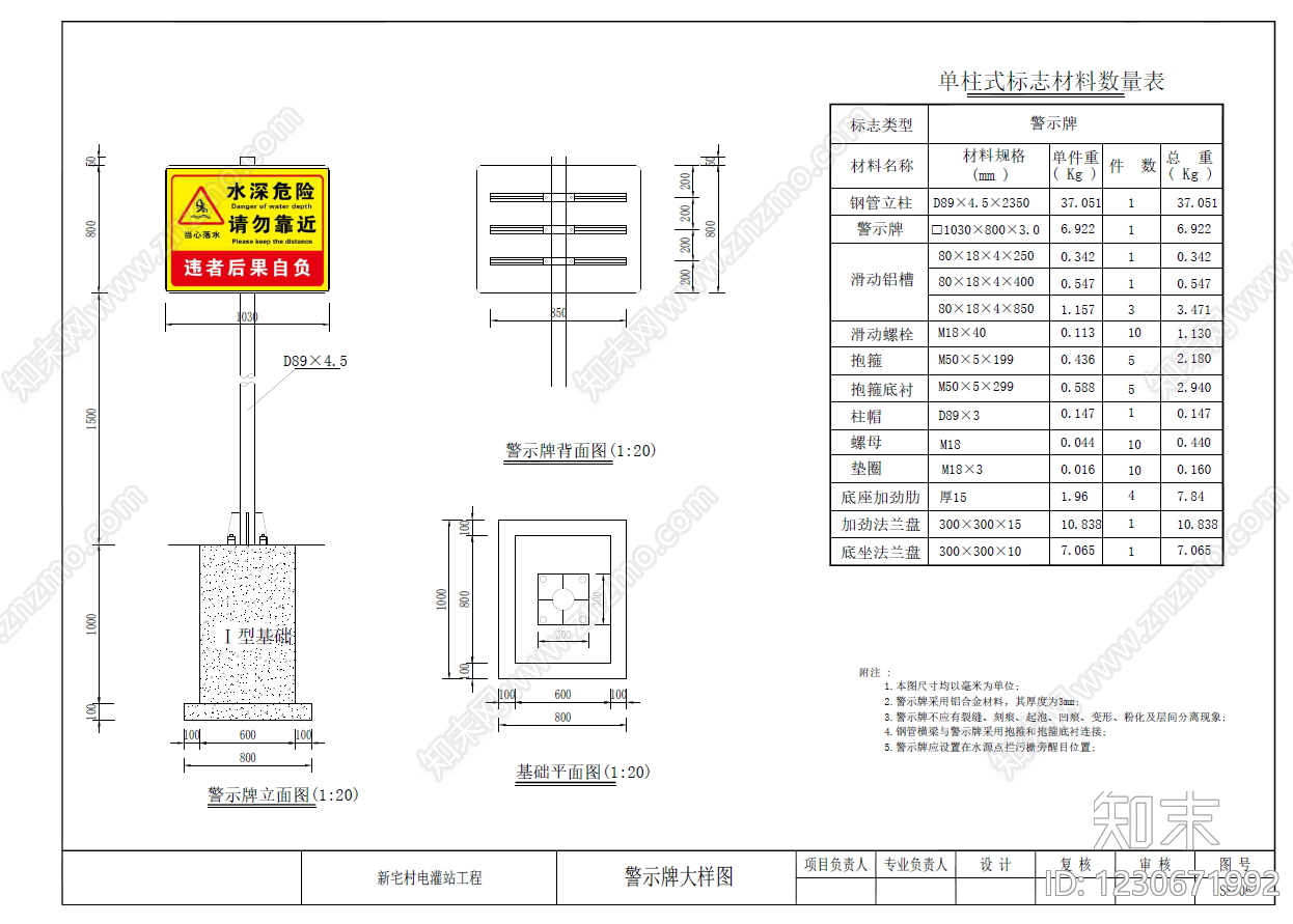 其他给排水cad施工图下载【ID:1230671992】