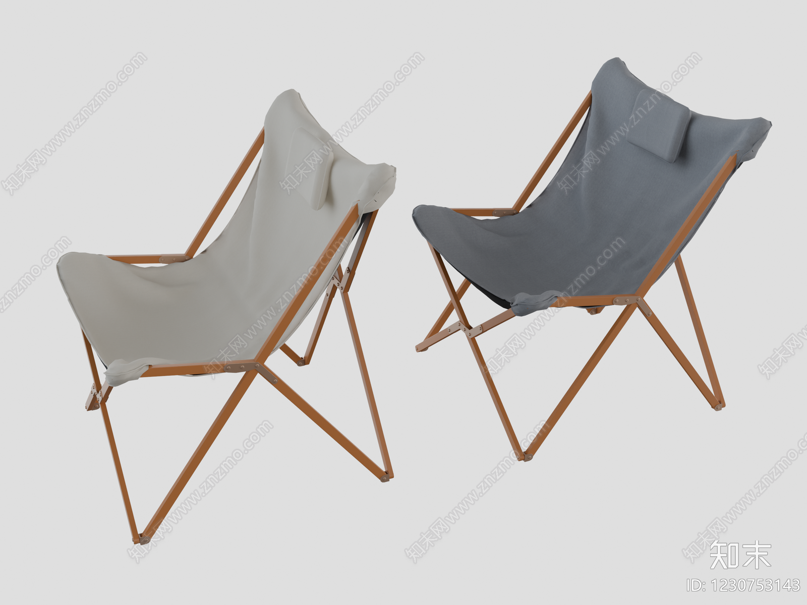 北欧休闲椅3D模型下载【ID:1230753143】