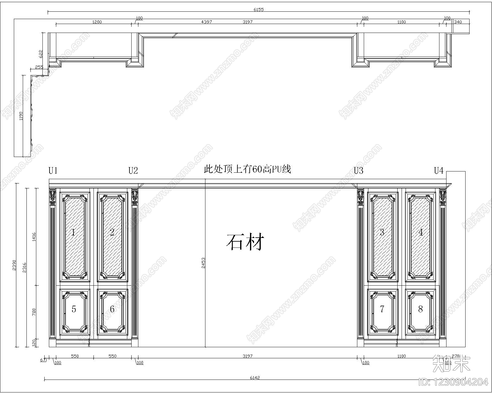 法式家具图库CAD图纸