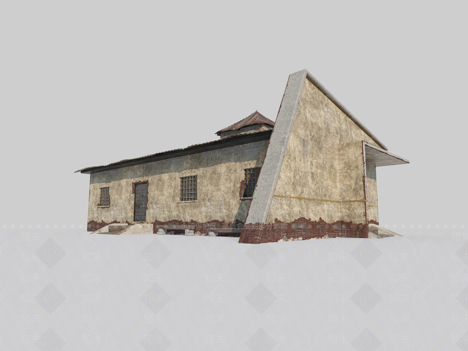 侘寂其他公共建筑3D模型下载【ID:1230937660】
