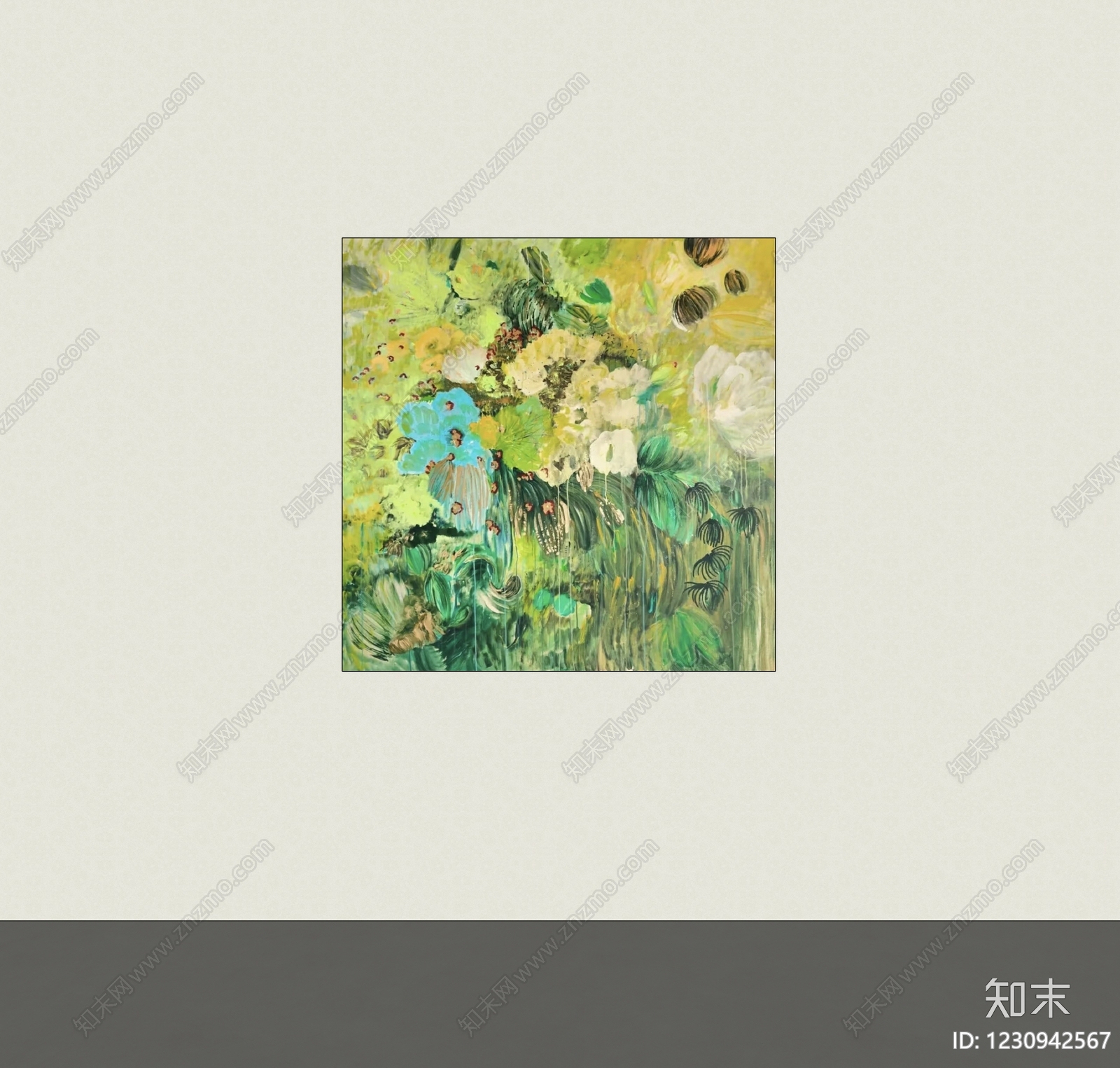 极简油画SU模型下载【ID:1230942567】