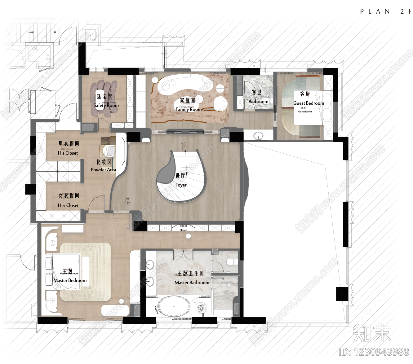 样板间cad施工图下载【ID:1230943988】